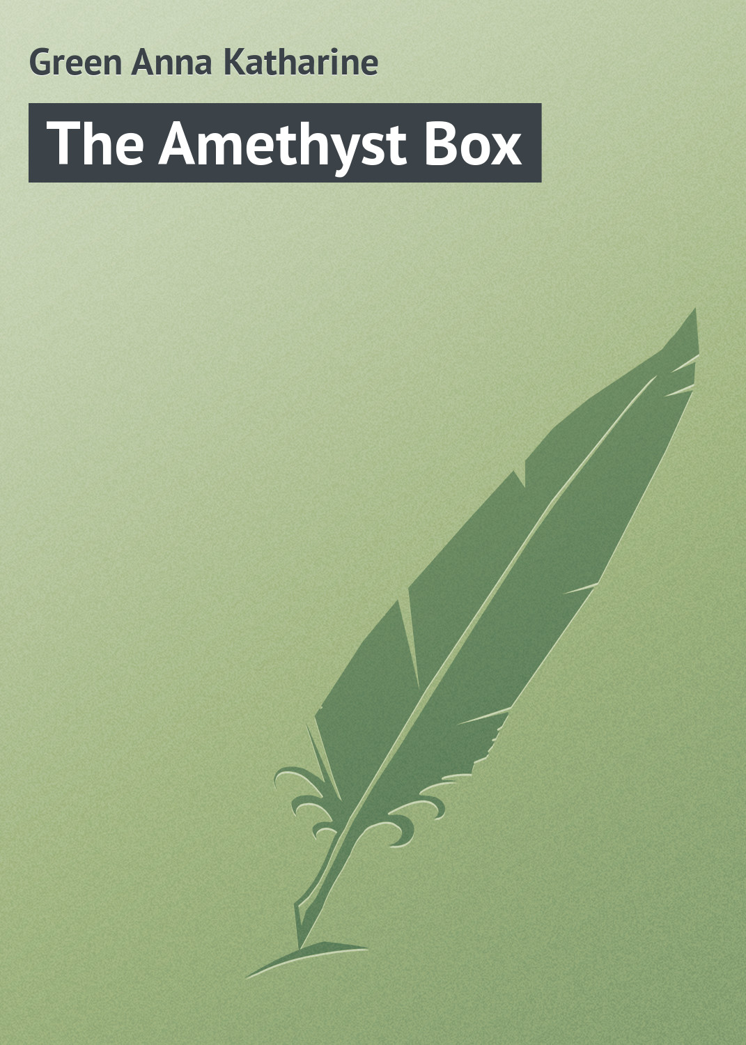 Обложка книги «The Amethyst Box»