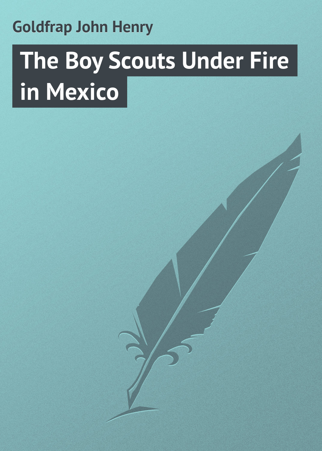 Обложка книги «The Boy Scouts Under Fire in Mexico»