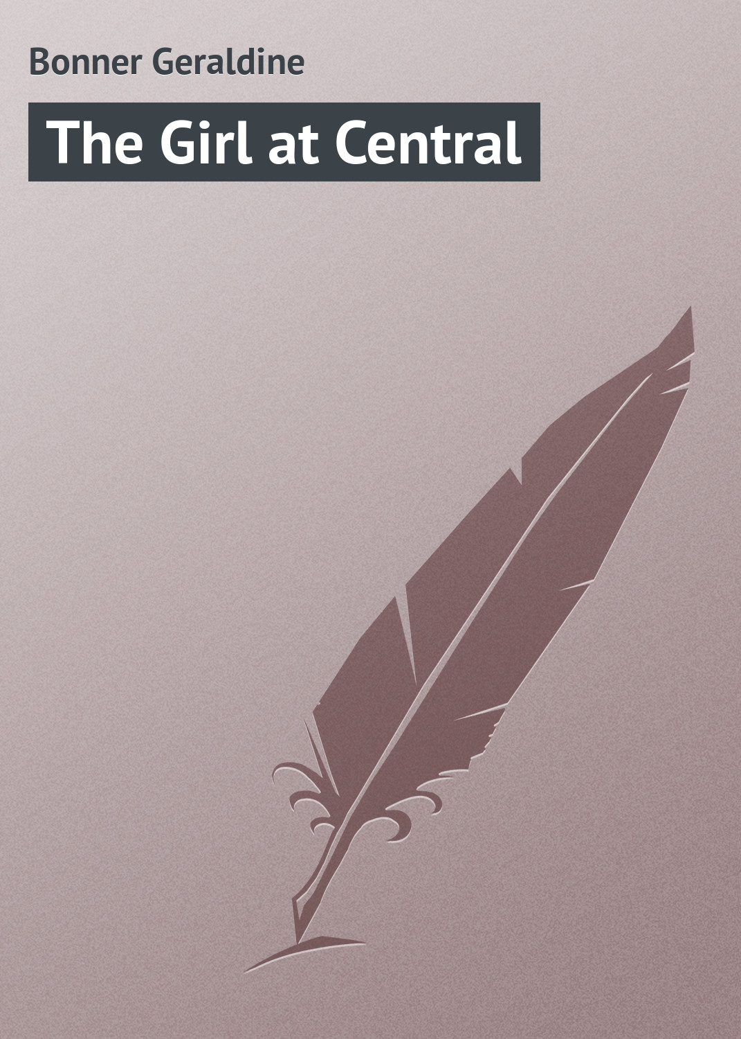 Обложка книги «The Girl at Central»