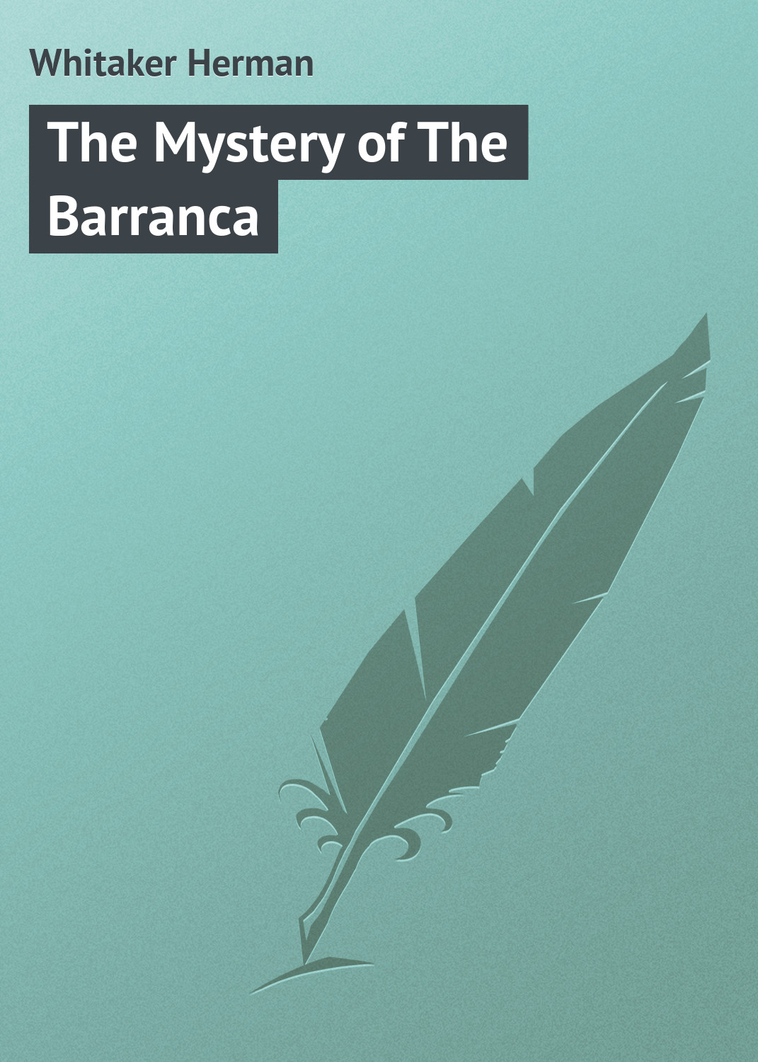 Обложка книги «The Mystery of The Barranca»