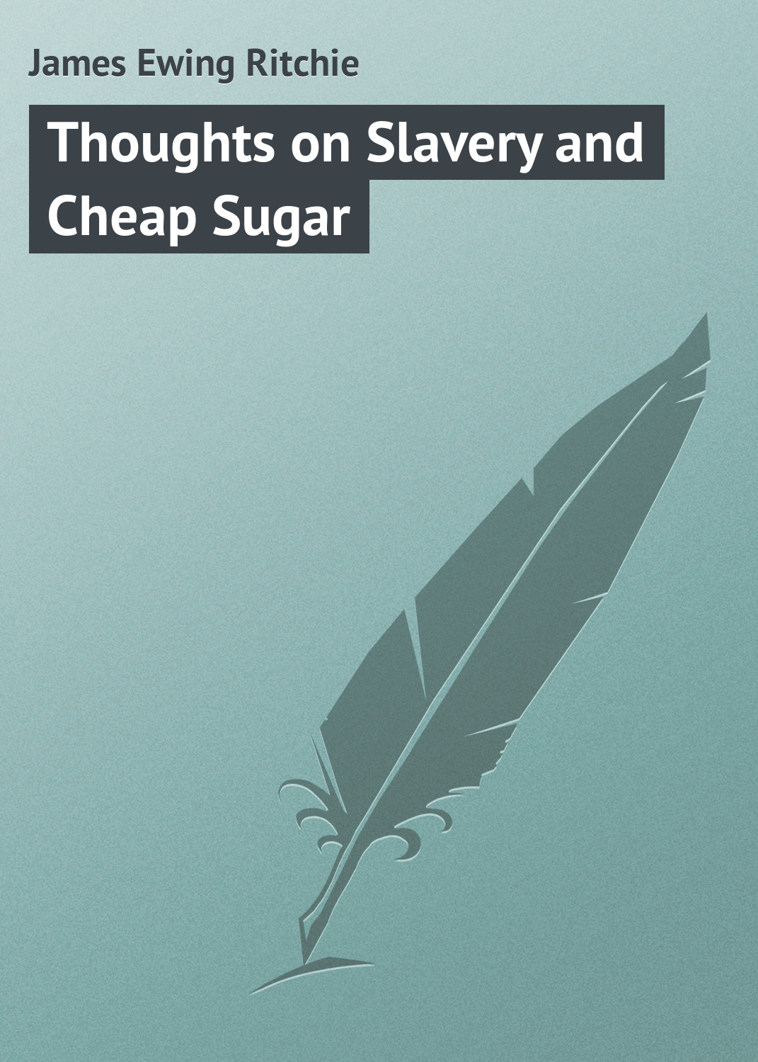 Обложка книги «Thoughts on Slavery and Cheap Sugar»