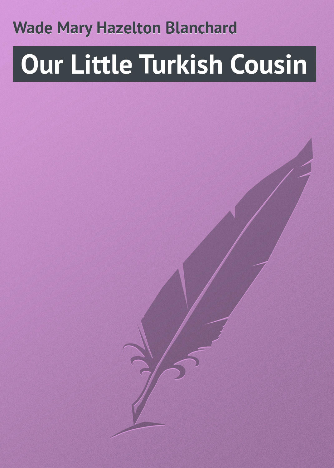 Обложка книги «Our Little Turkish Cousin»