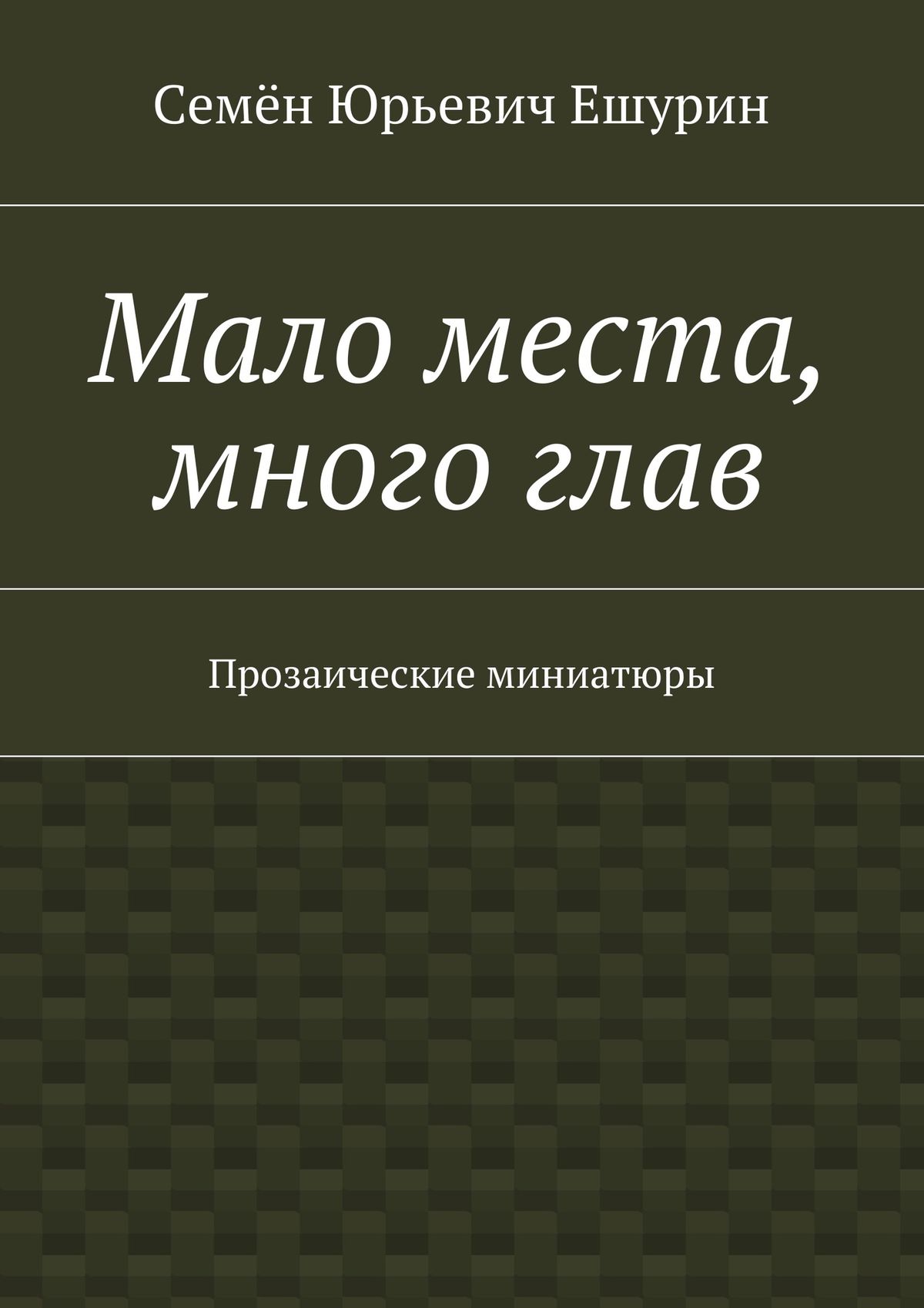 Обложка книги «Мало места, много глав. Прозаические миниатюры»