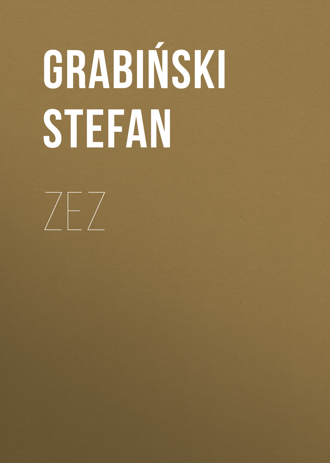 Обложка книги «Zez»