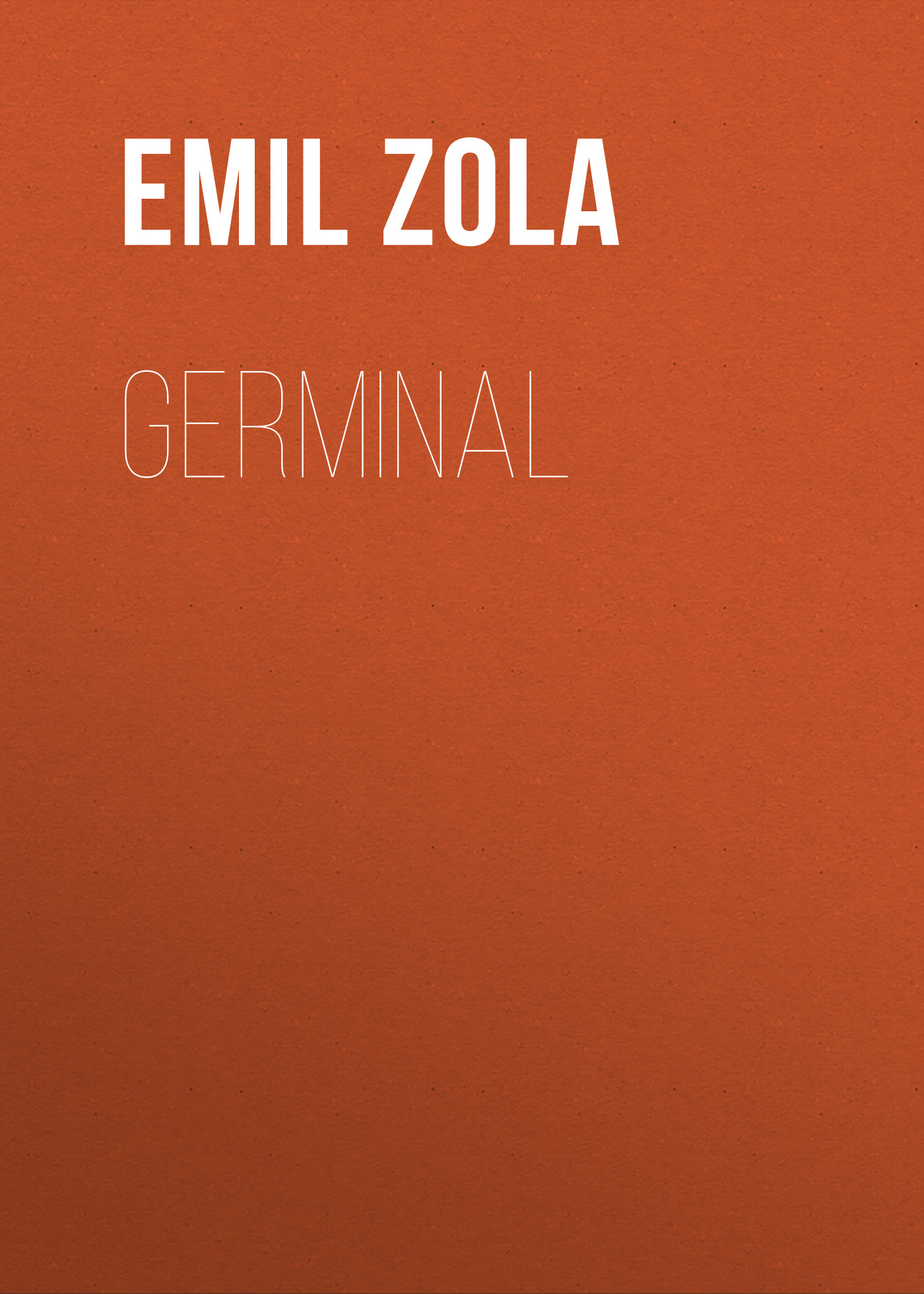 Обложка книги «Germinal»