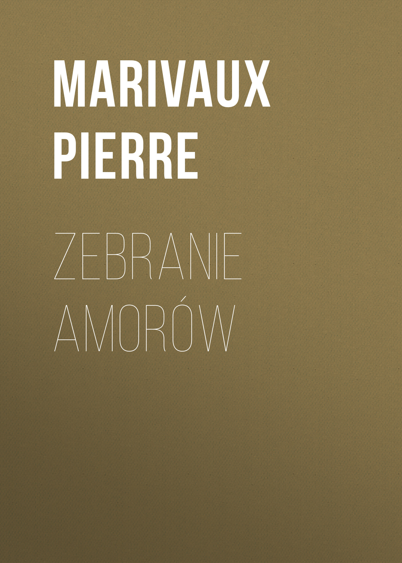 Обложка книги «Zebranie amorów»