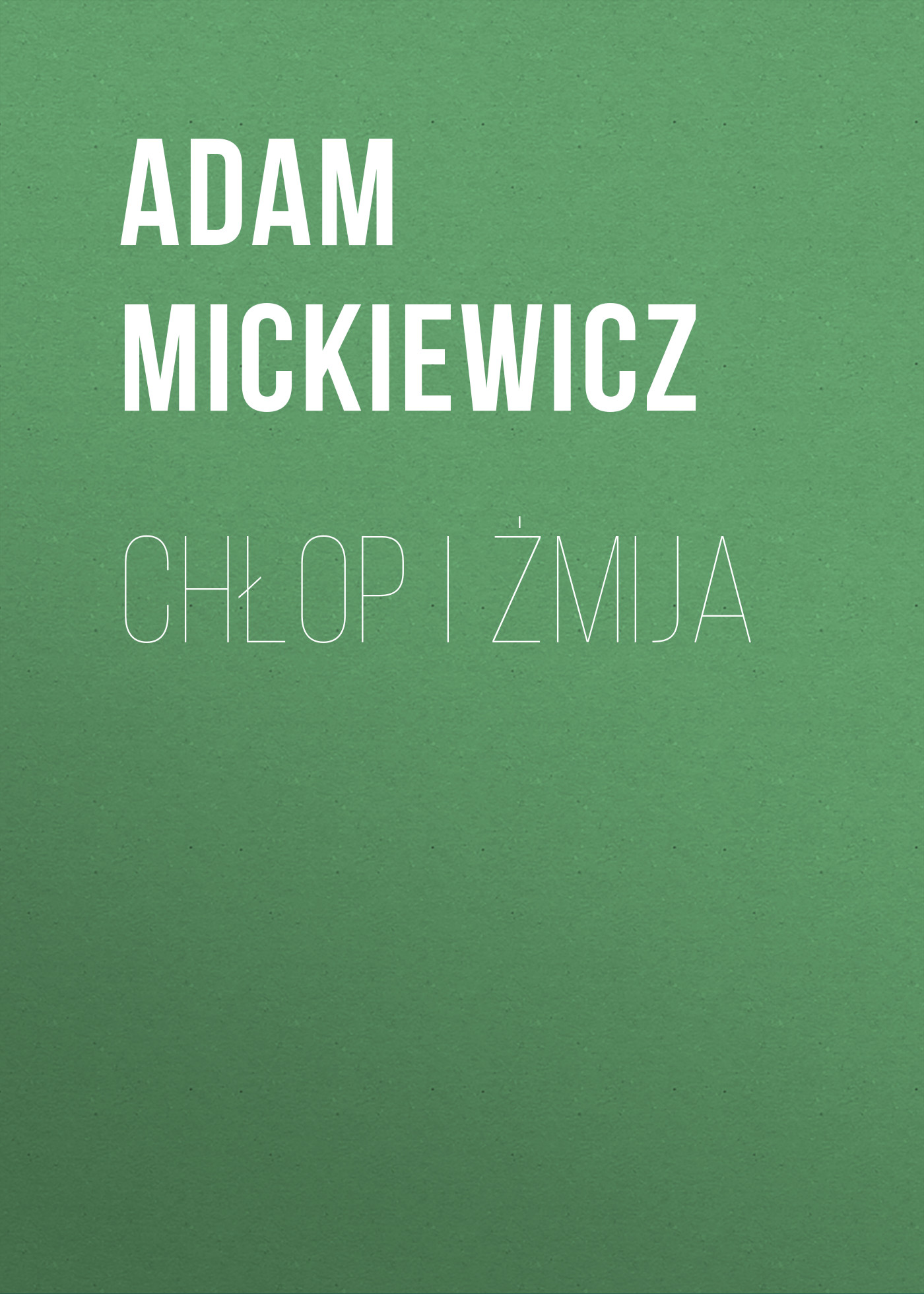 Обложка книги «Chłop i żmija»