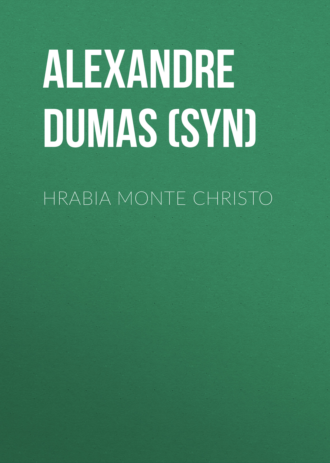 Обложка книги «Hrabia Monte Christo»