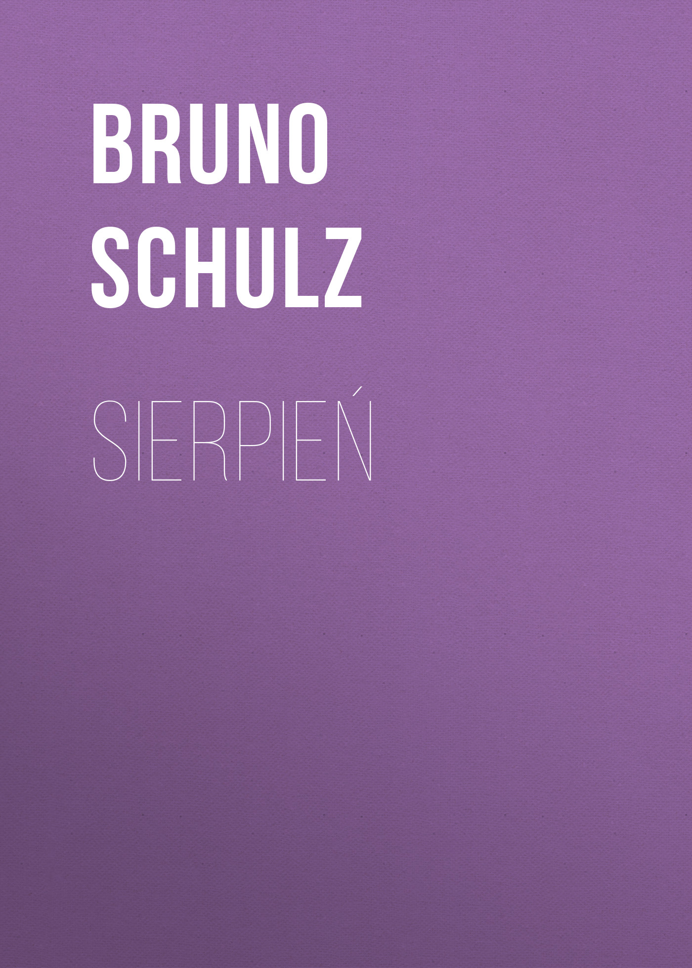 Обложка книги «Sierpień»
