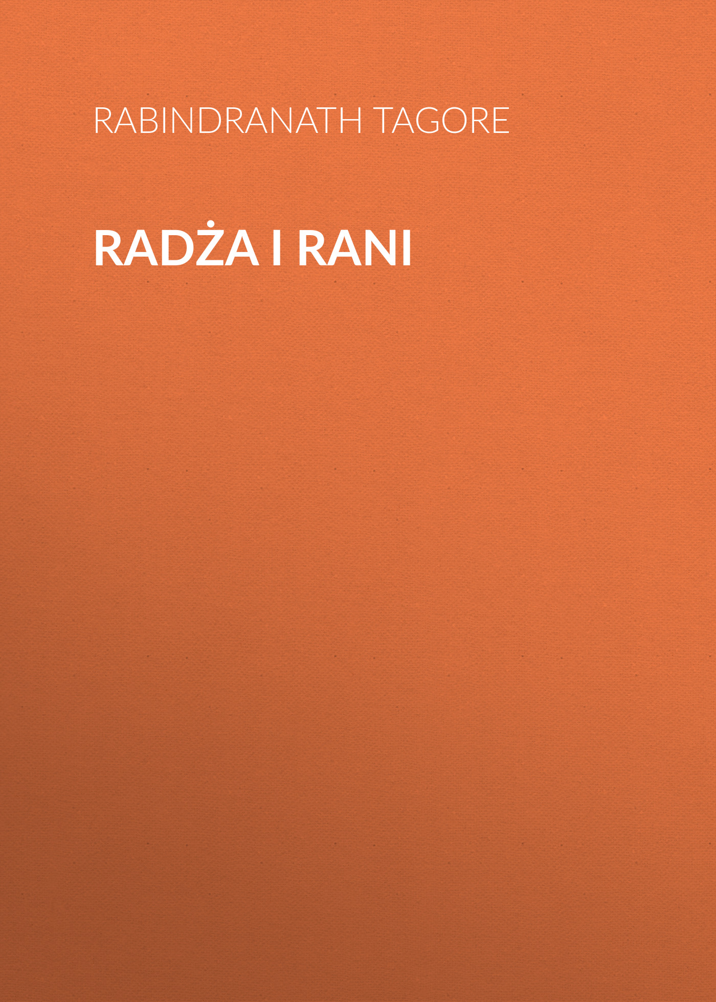 Обложка книги «Radża i rani»