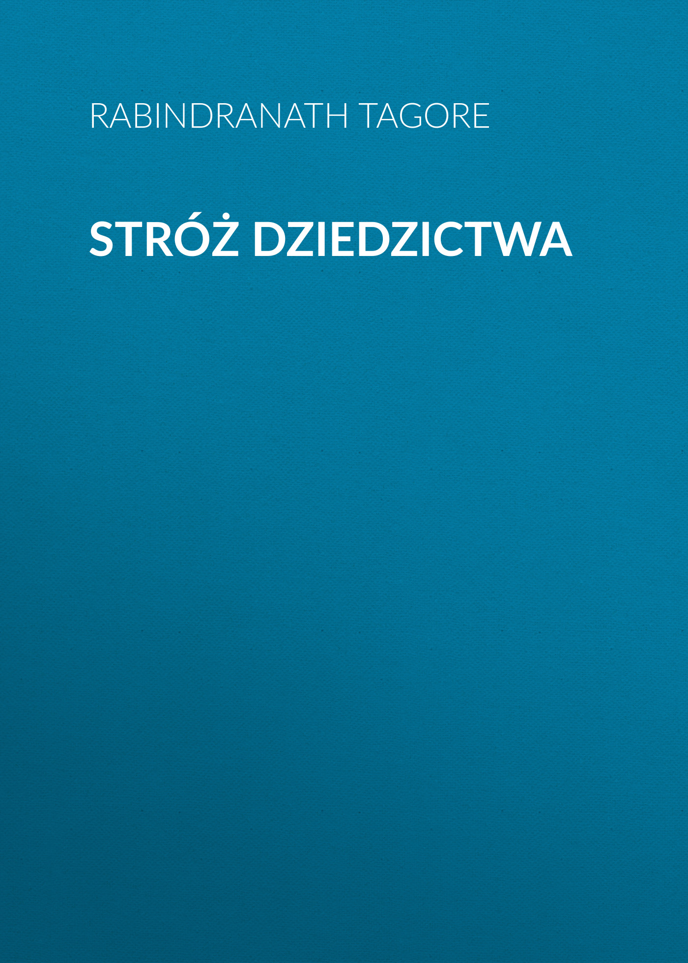 Обложка книги «Stróż dziedzictwa»