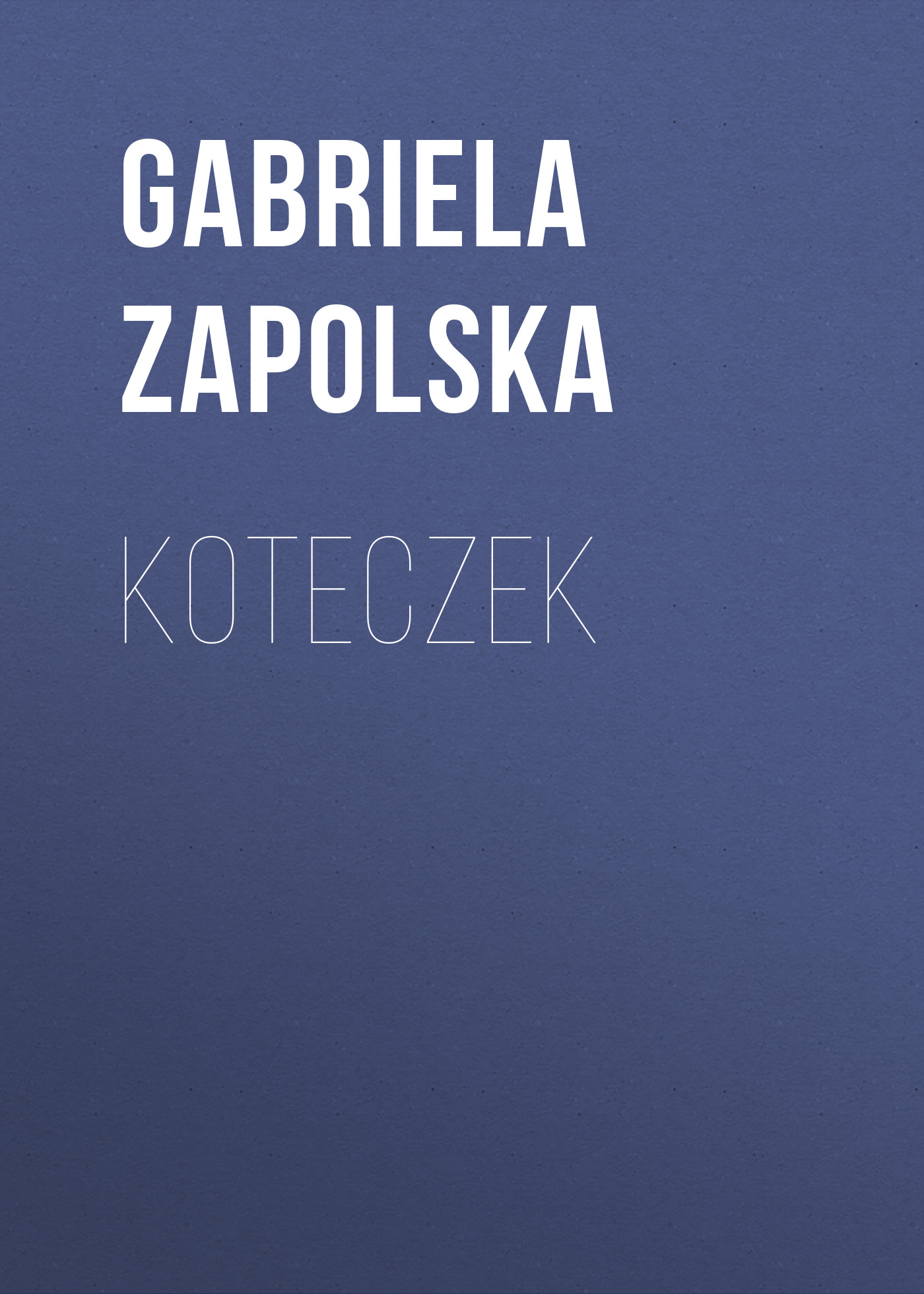 Обложка книги «Koteczek»