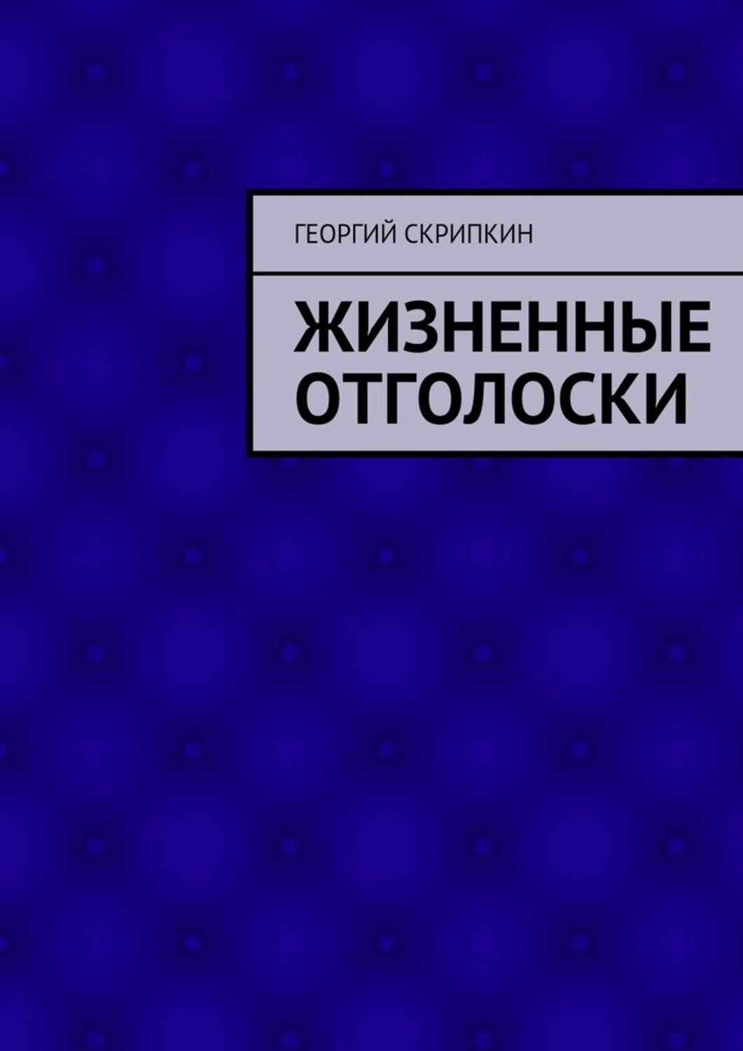 Обложка книги «Жизненные отголоски»