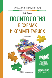 Обложка книги «Политология в схемах и комментариях 2-е изд., испр. и доп. Учебное пособие для прикладного бакалавриата»