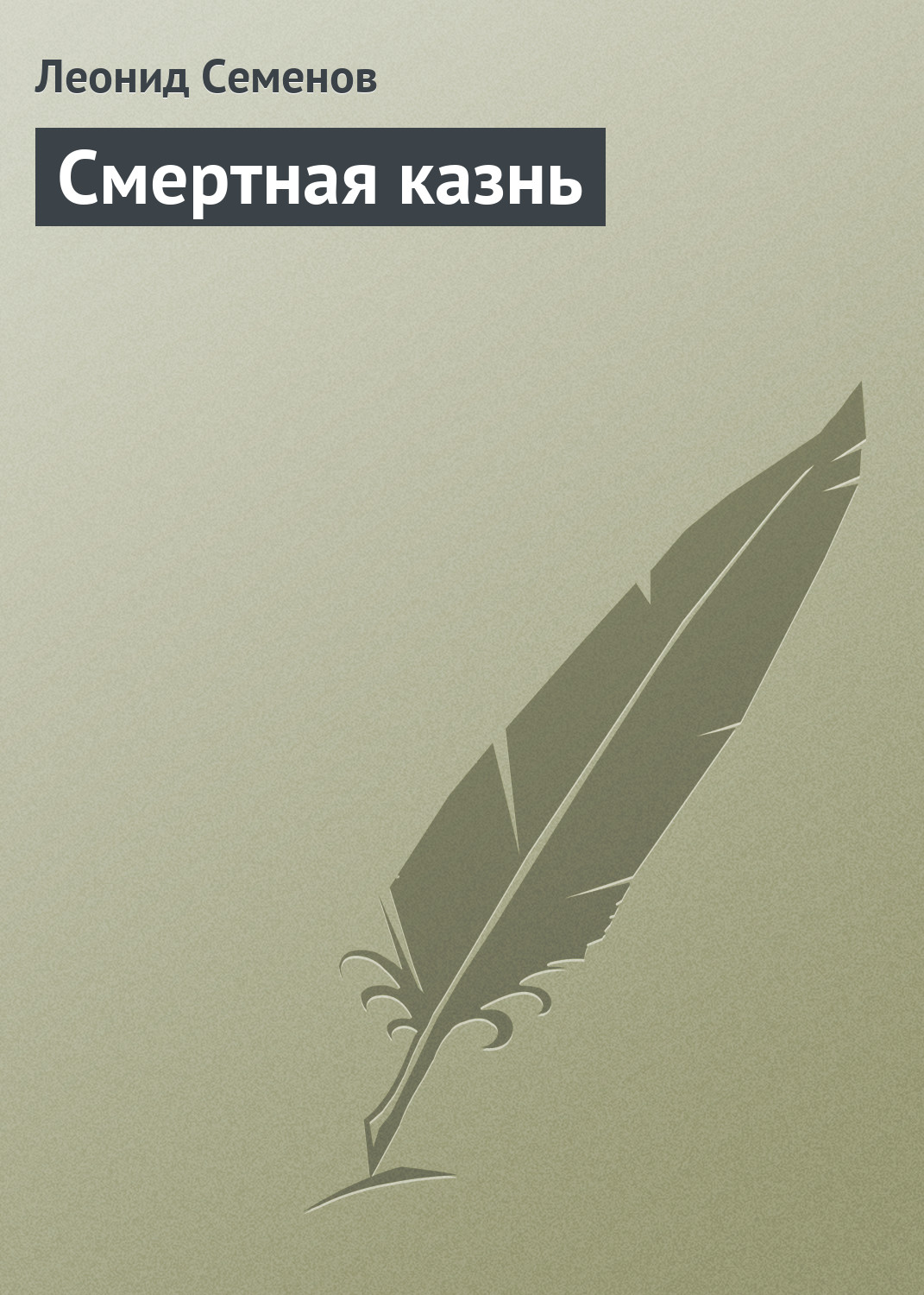 Обложка книги «Смертная казнь»