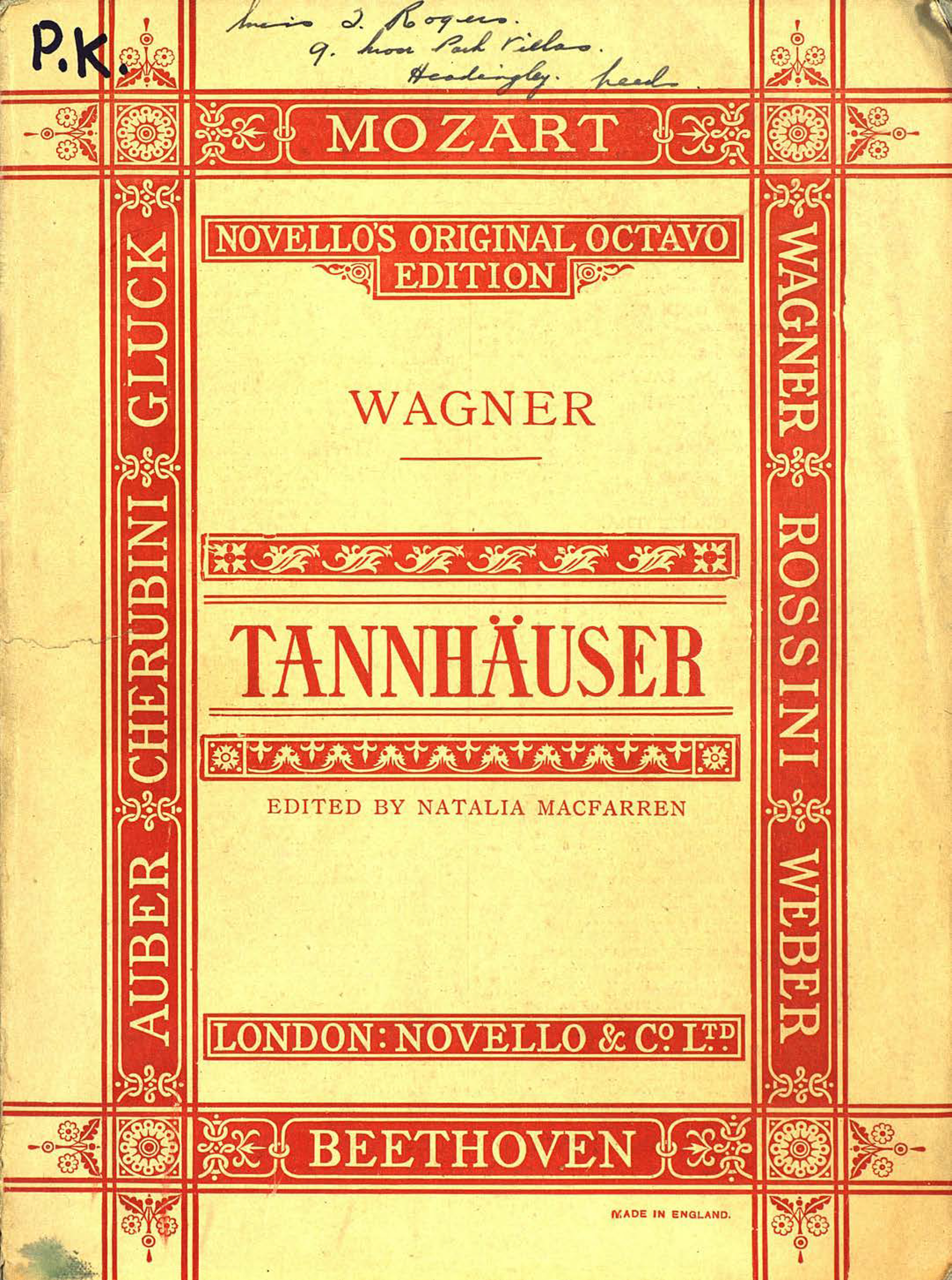Обложка книги «Tannhauser and the tournament of song at wartburg»