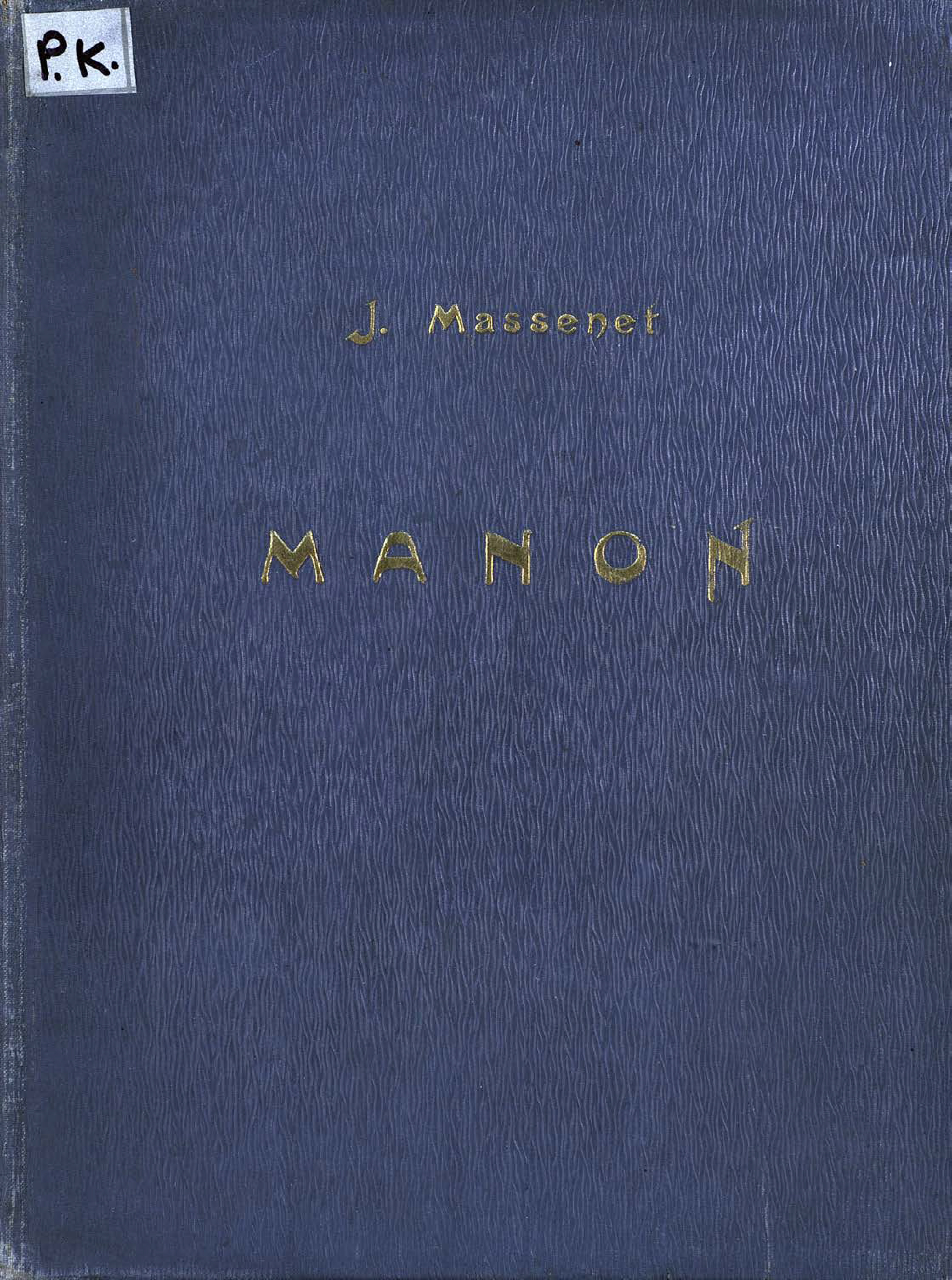 Обложка книги «Manon»