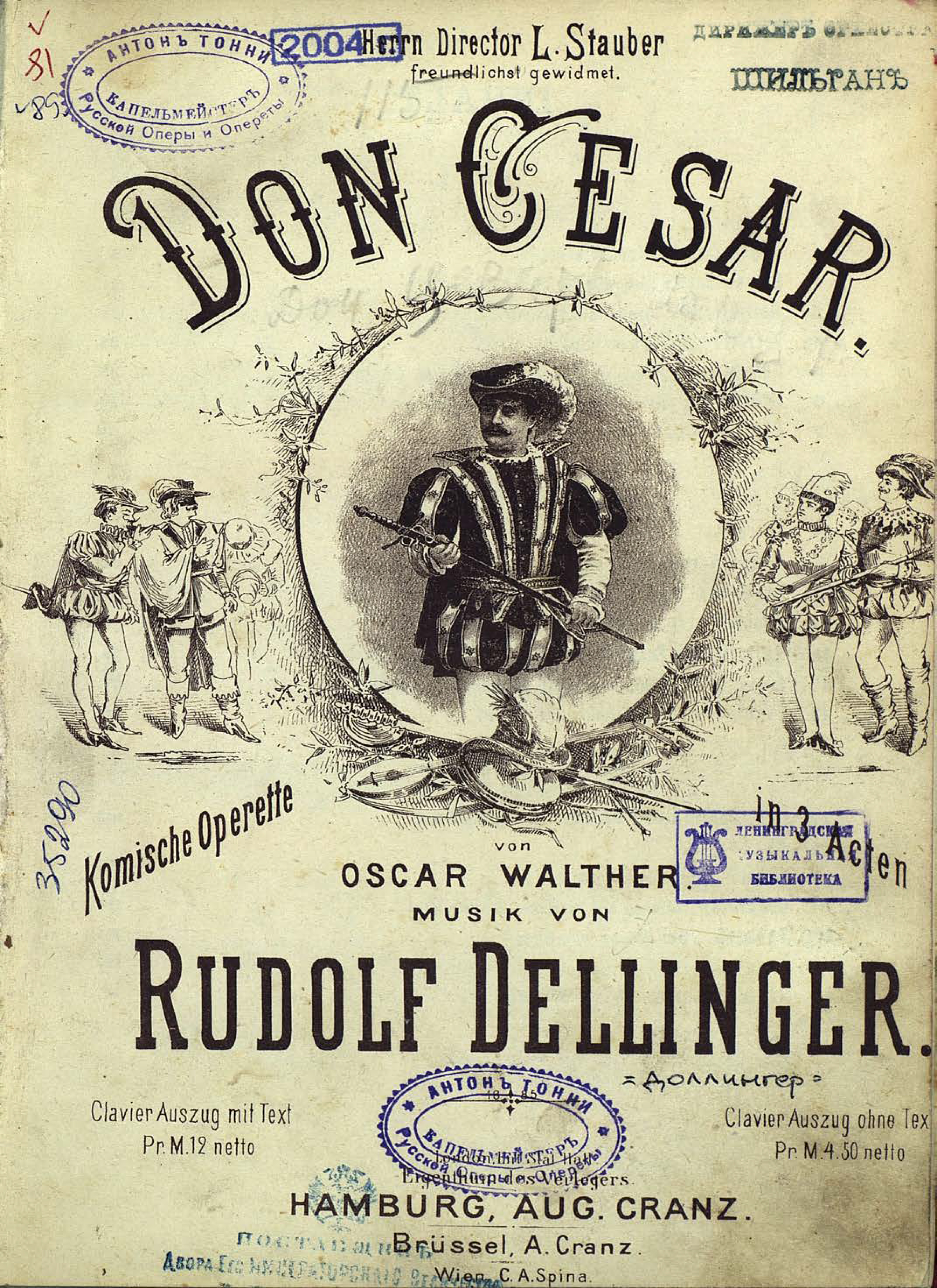 Обложка книги «Don Cesar»