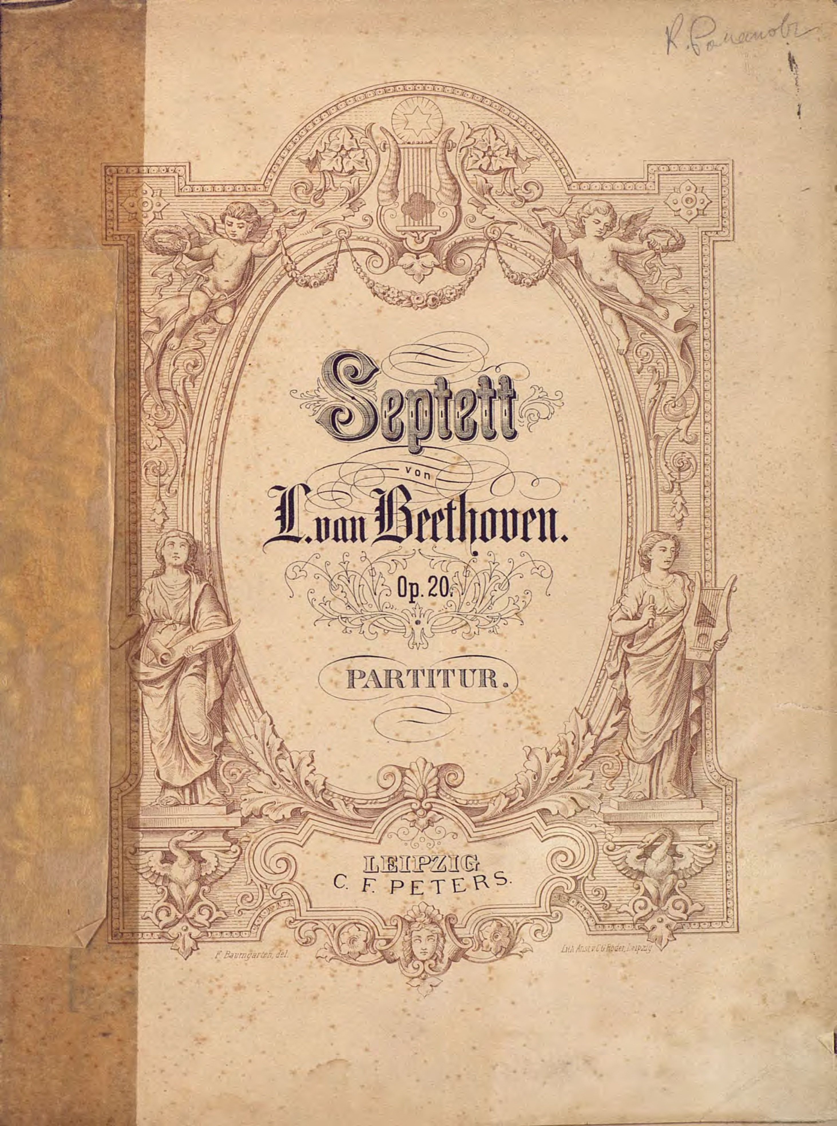 Обложка книги «Septett v. L. van Beethoven»