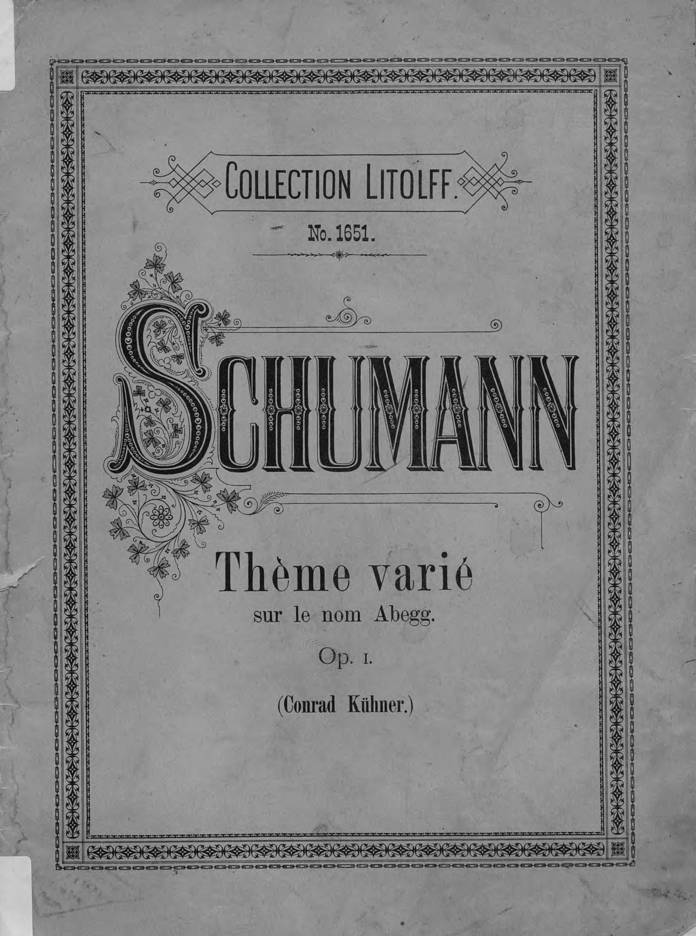 Обложка книги «Theme varie sur le nom Abegg»