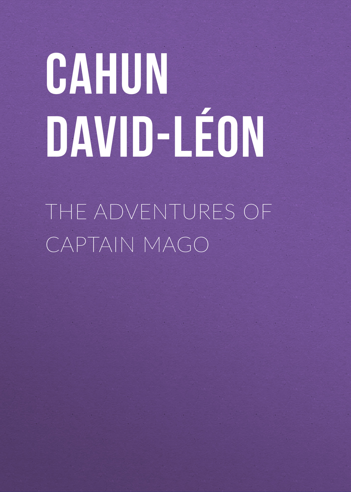 Обложка книги «The Adventures of Captain Mago»
