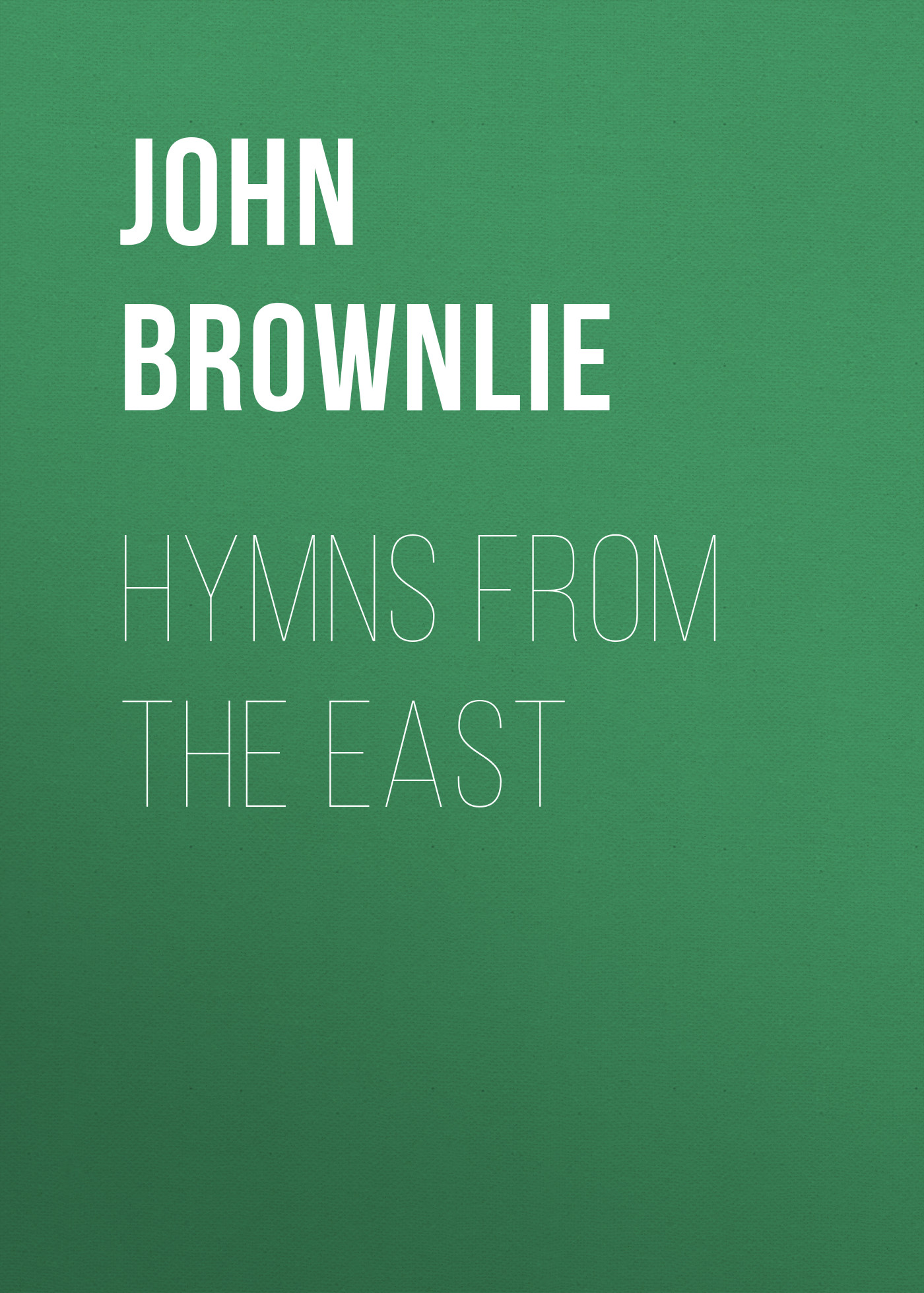 Обложка книги «Hymns from the East»