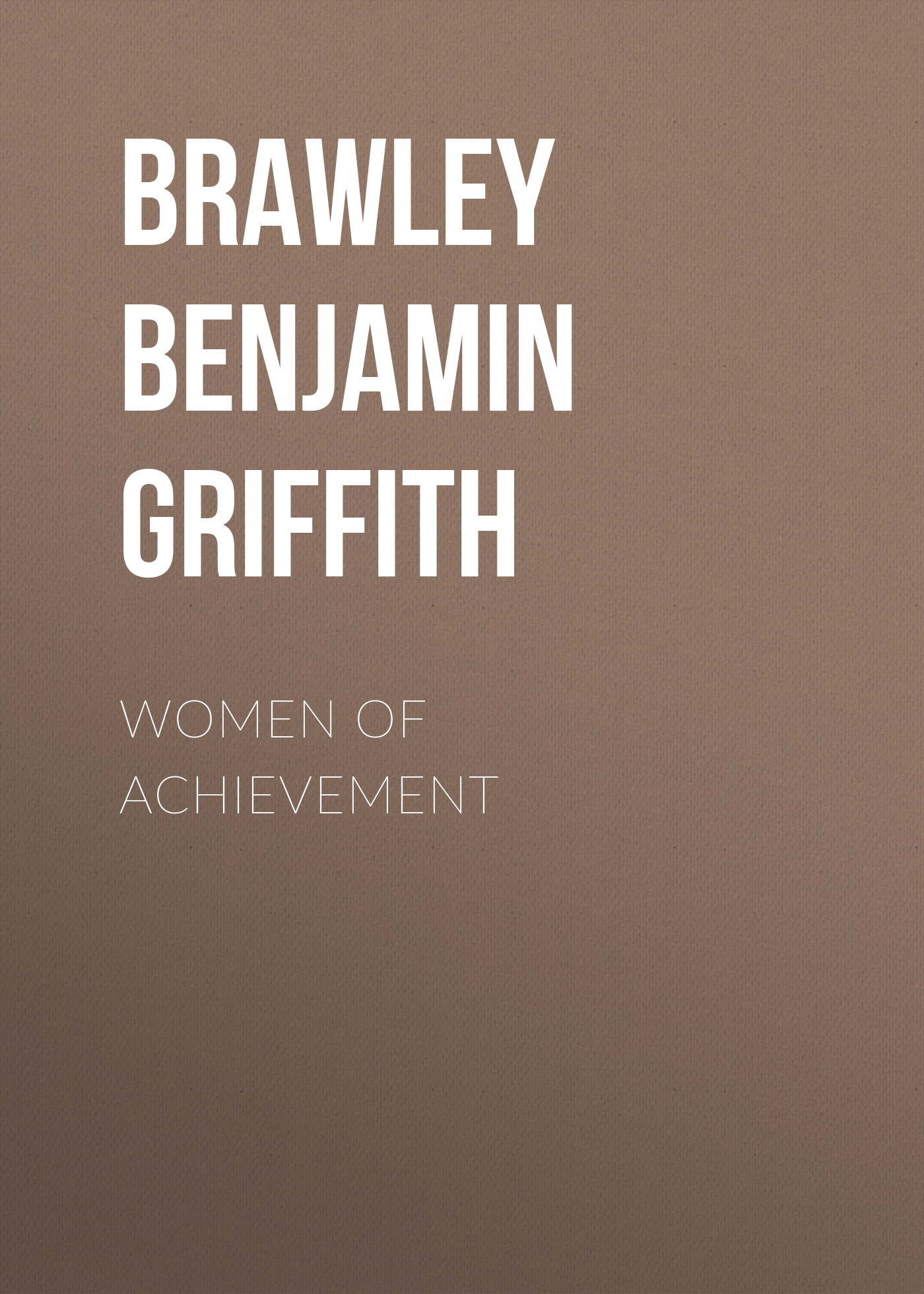 Обложка книги «Women of Achievement»