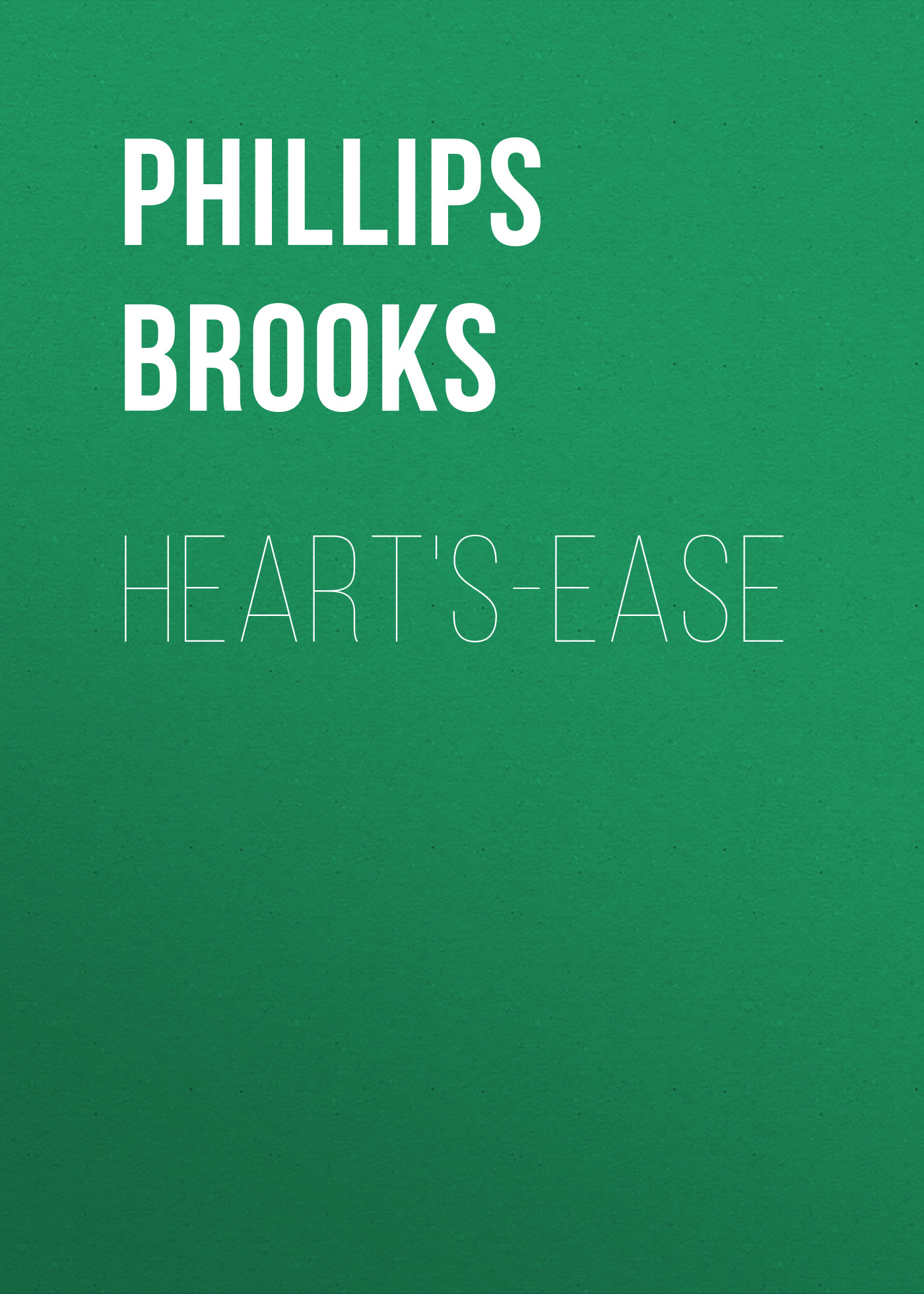 Обложка книги «Heart's-ease»