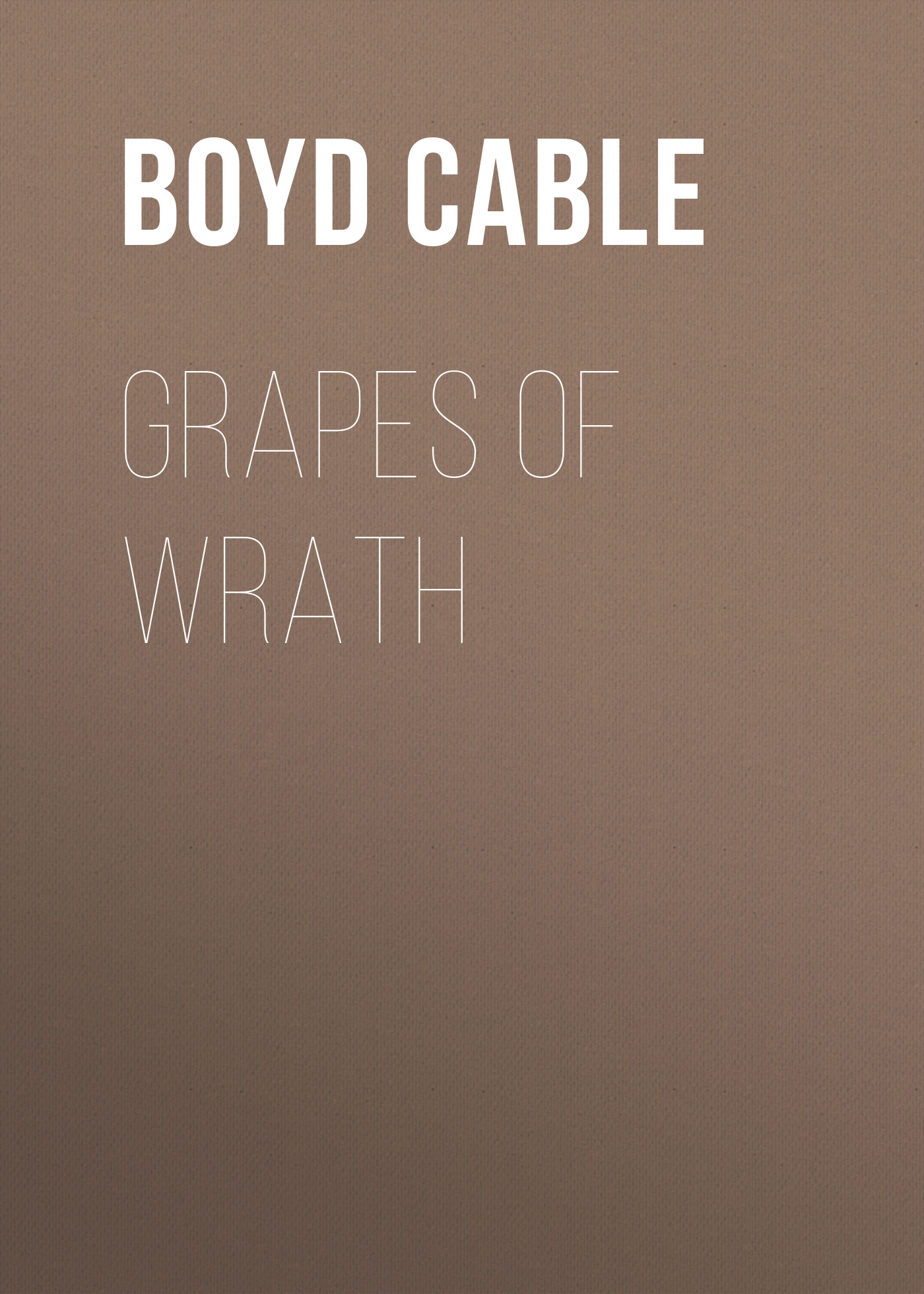 Обложка книги «Grapes of wrath»