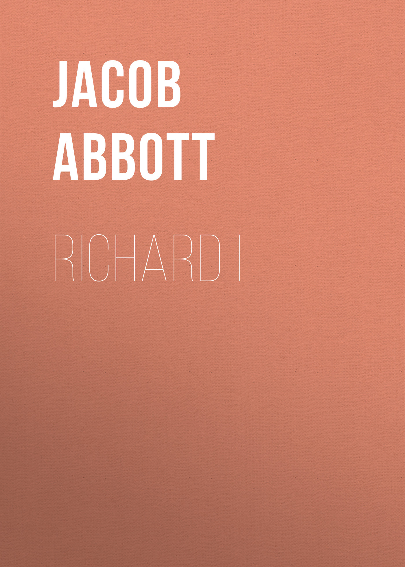 Обложка книги «Richard I»