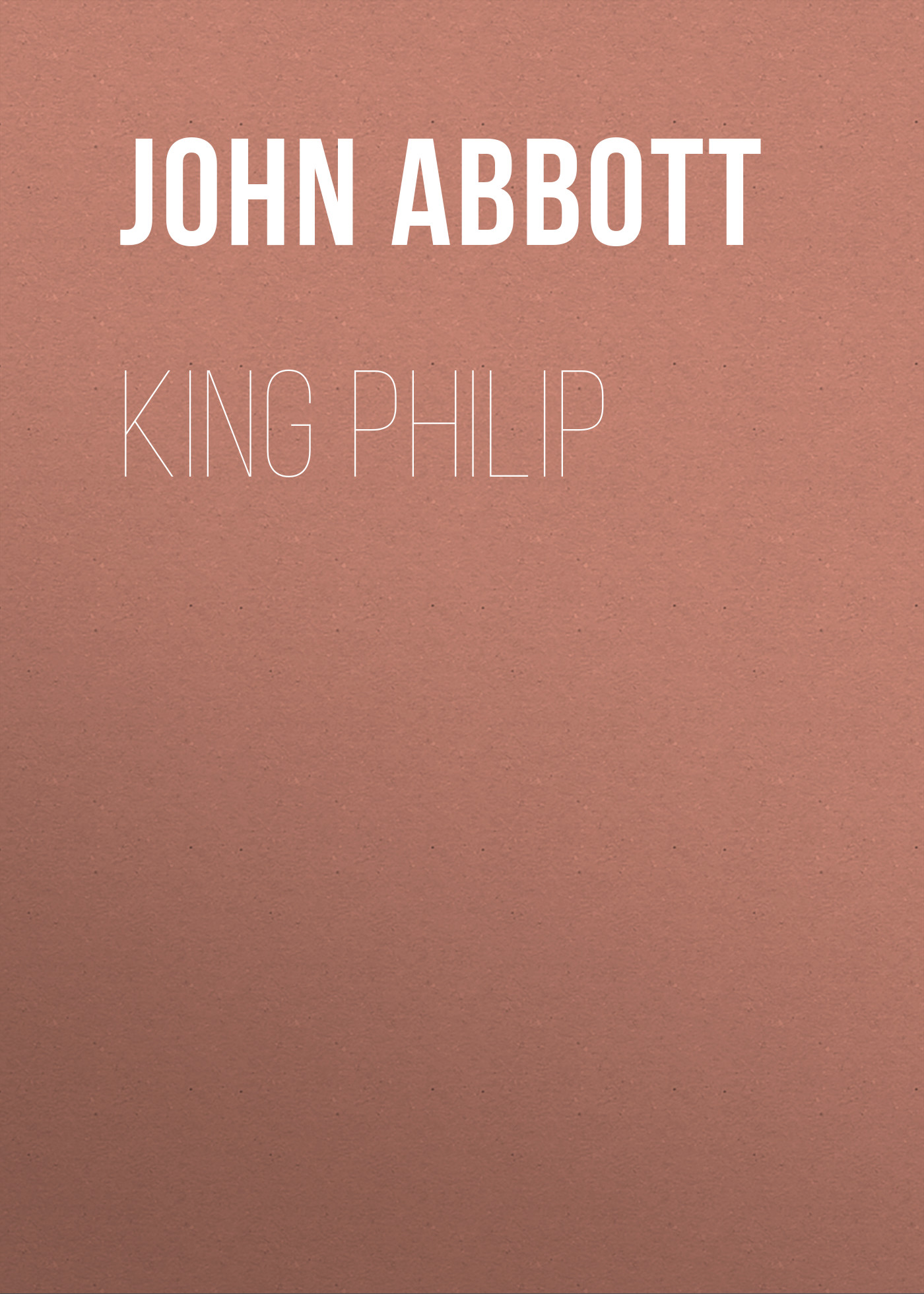 Обложка книги «King Philip»