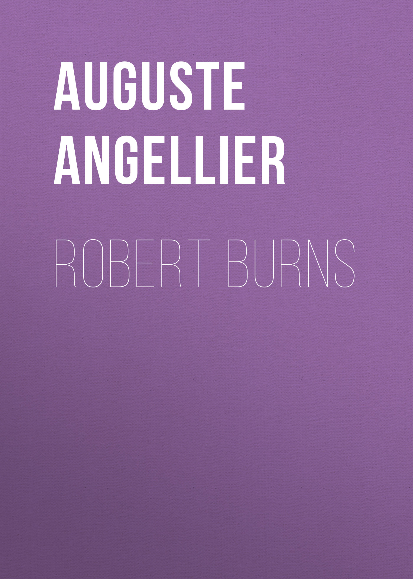 Обложка книги «Robert Burns»