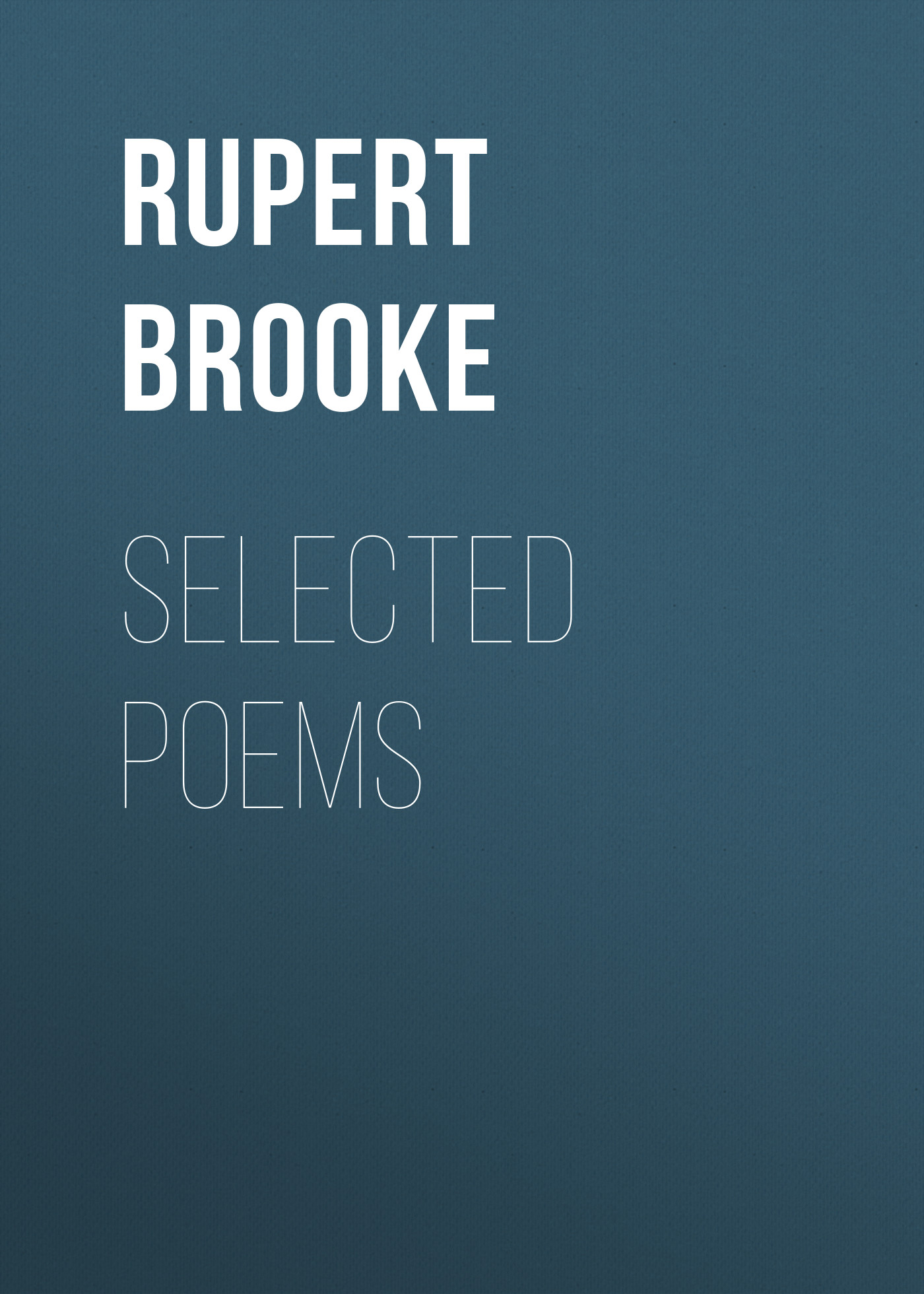 Обложка книги «Selected Poems»