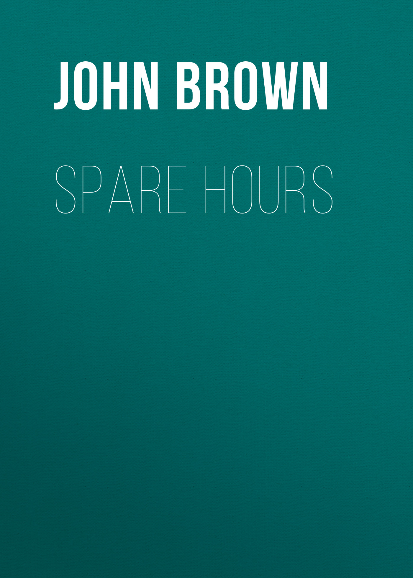 Обложка книги «Spare Hours»