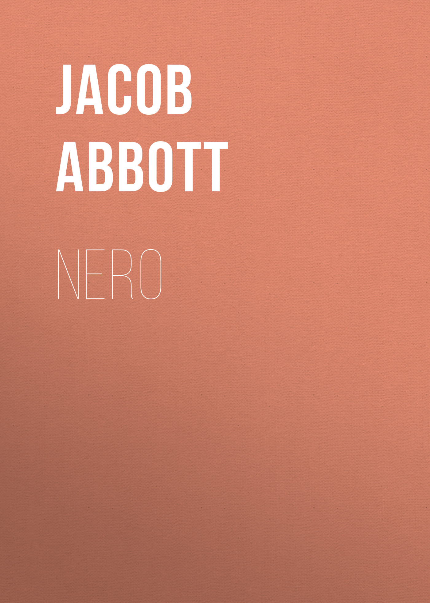 Обложка книги «Nero»