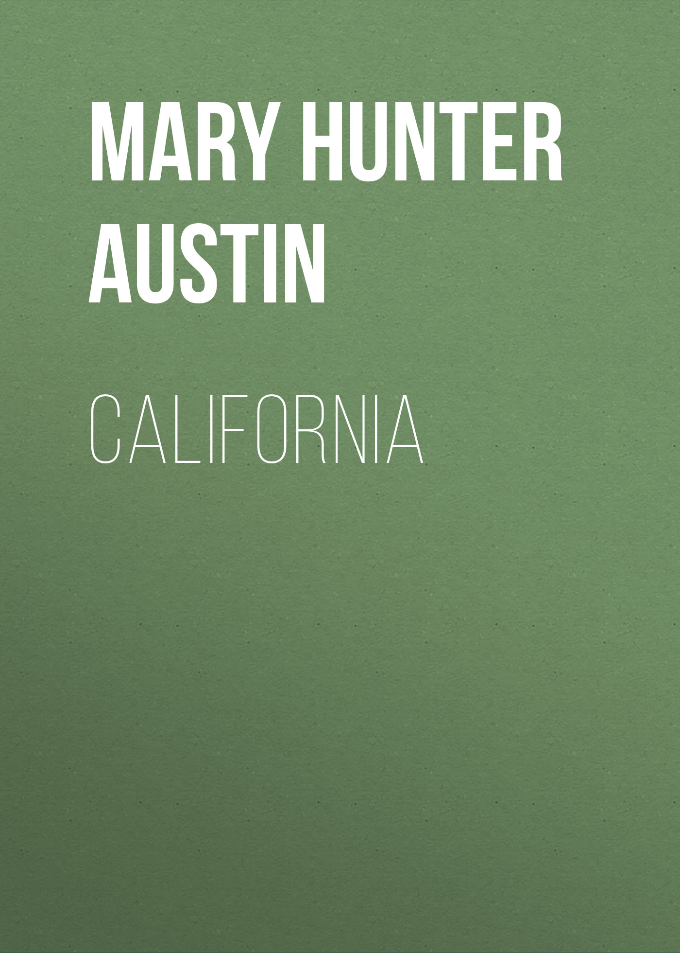 Обложка книги «California»