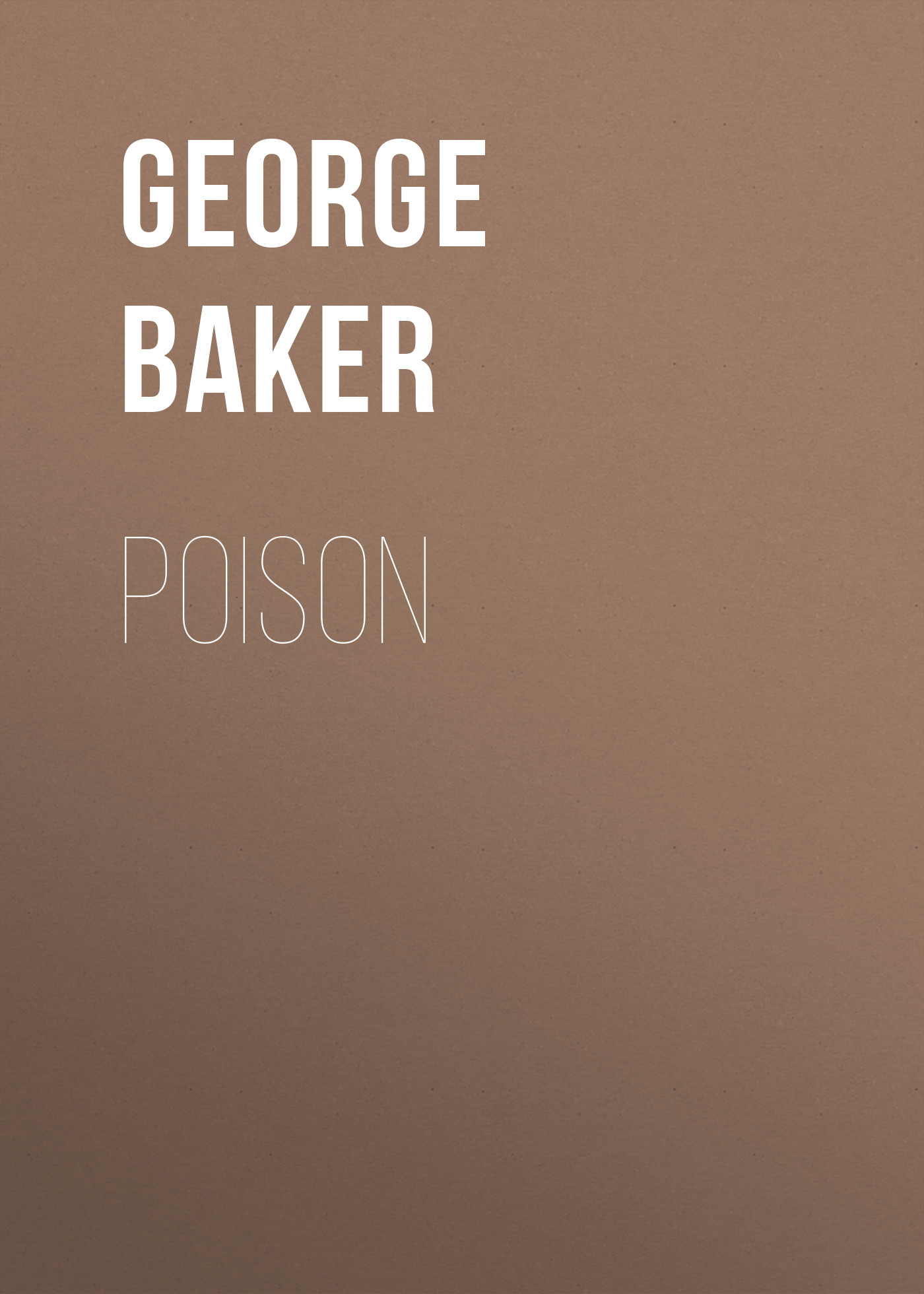 Обложка книги «Poison»