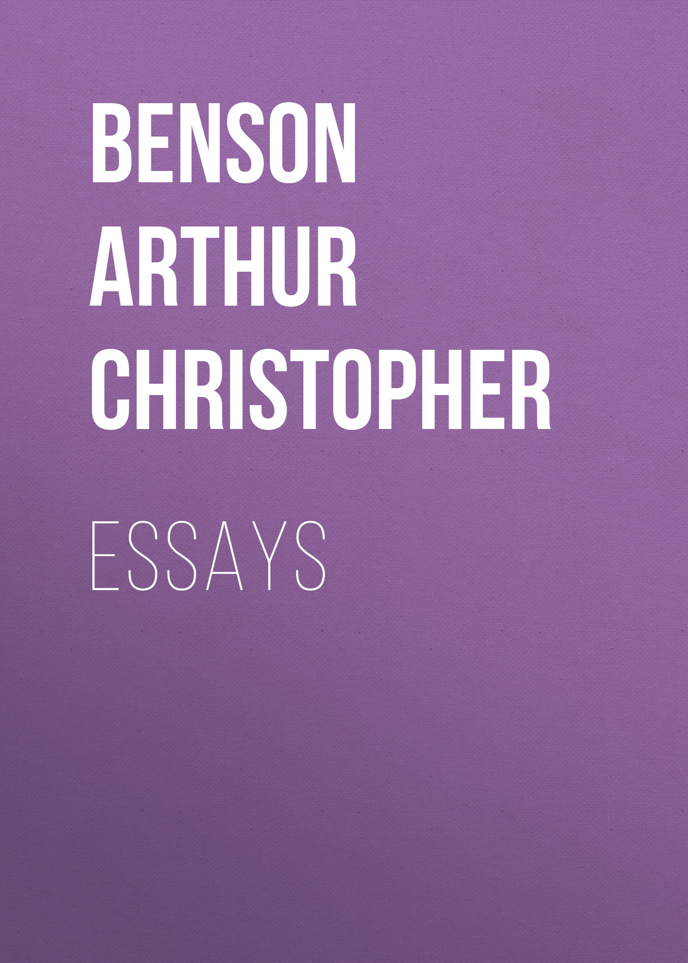 Обложка книги «Essays»