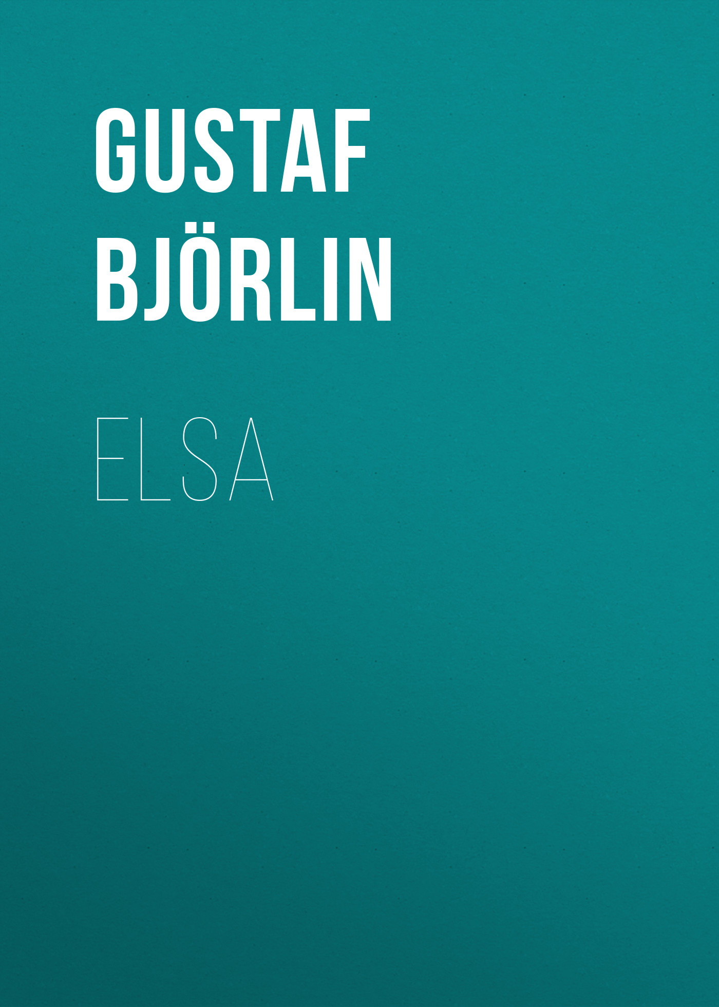 Обложка книги «Elsa»