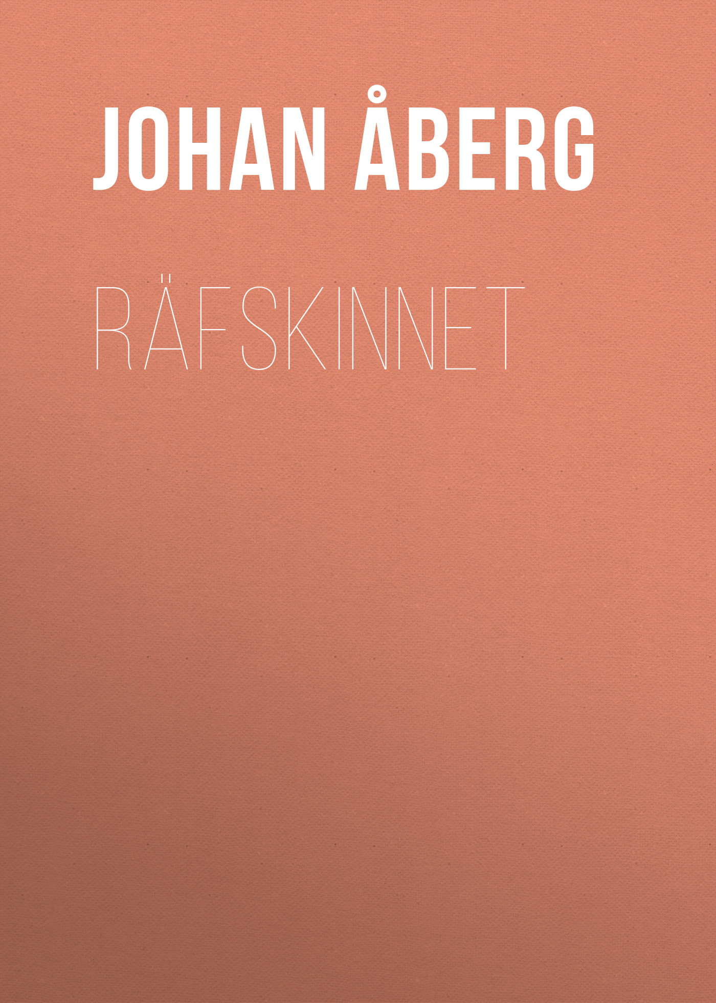 Обложка книги «Räfskinnet»
