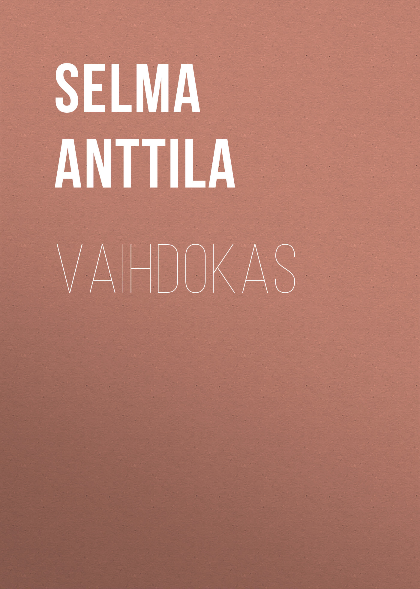 Обложка книги «Vaihdokas»