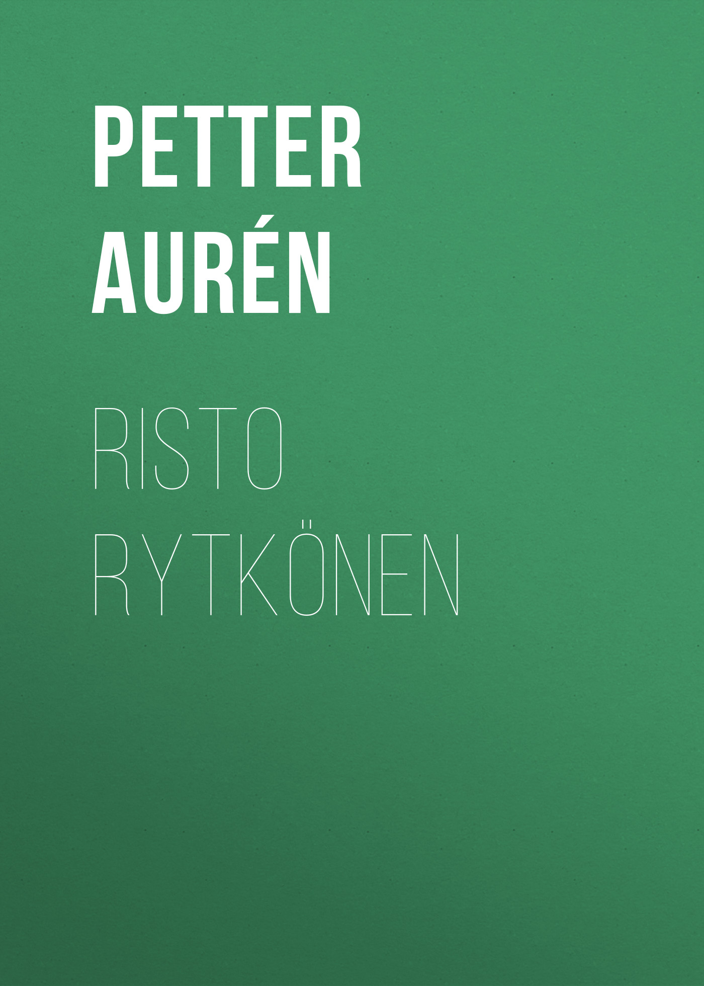 Обложка книги «Risto Rytkönen»