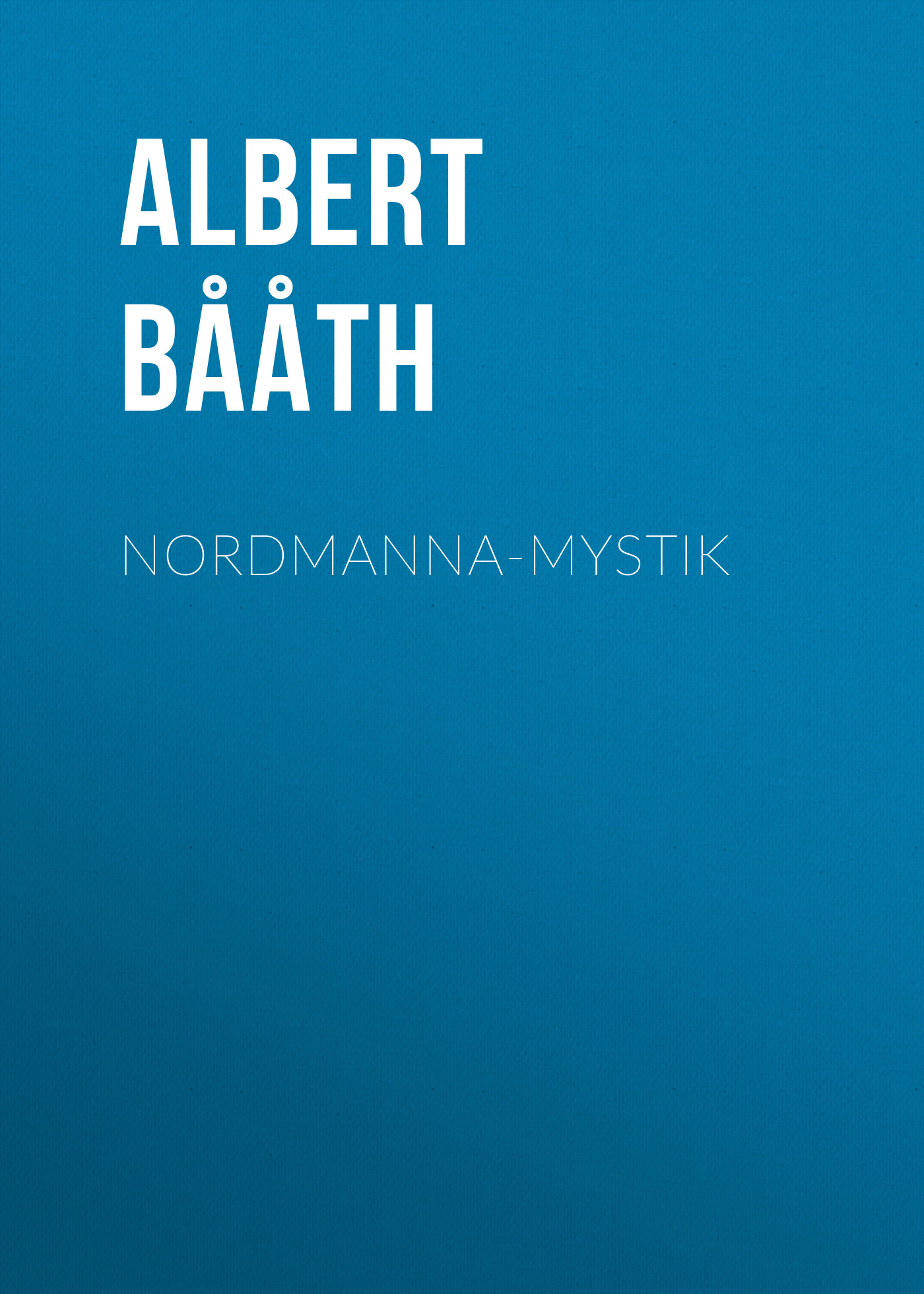 Обложка книги «Nordmanna-Mystik»