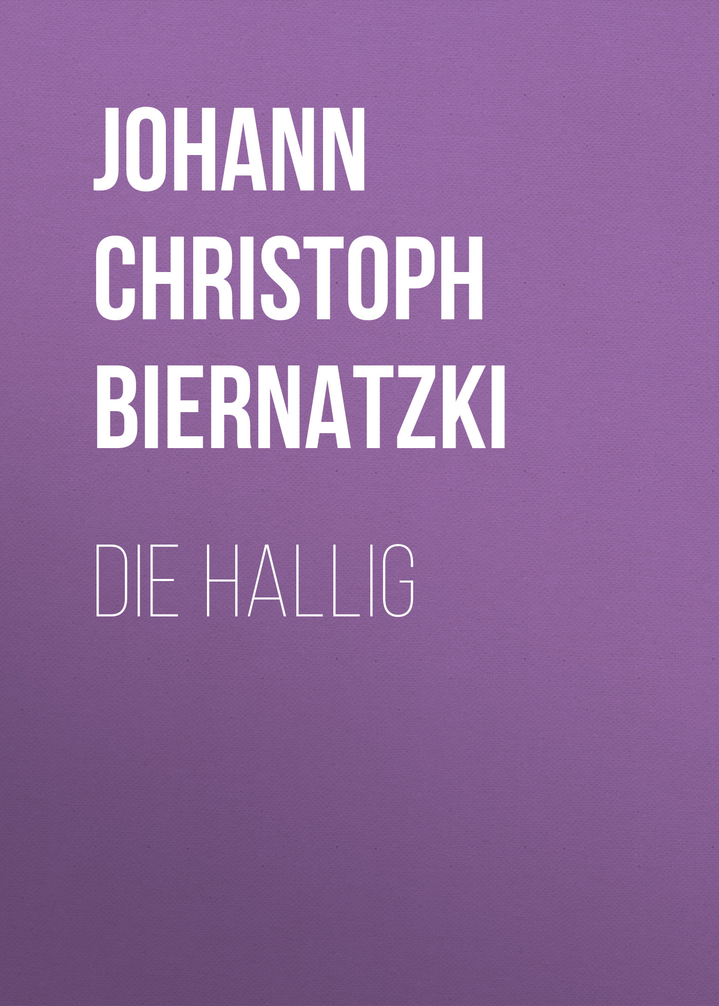 Обложка книги «Die Hallig»