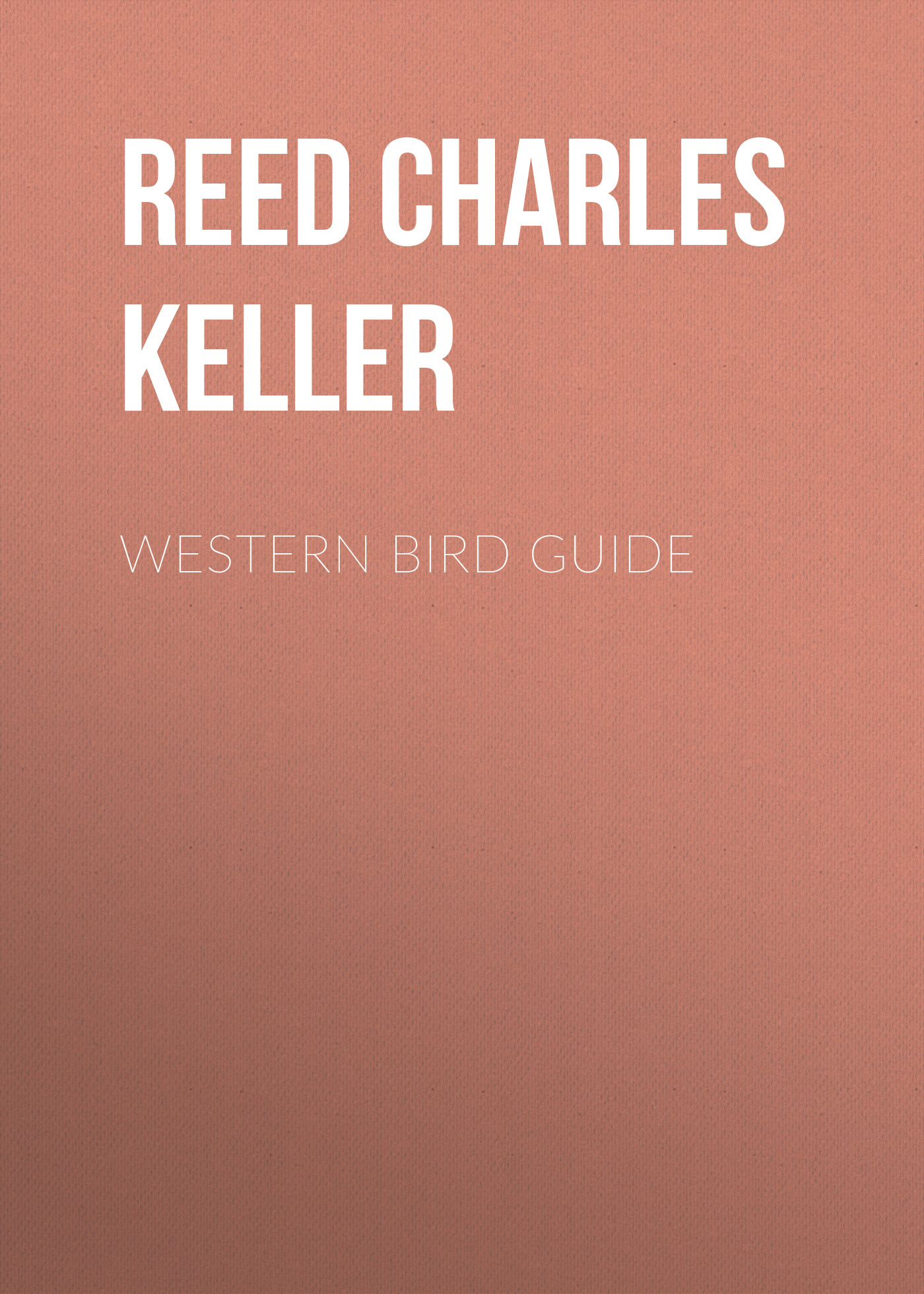 Обложка книги «Western Bird Guide»