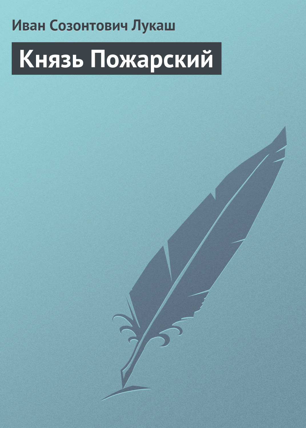 Обложка книги «Князь Пожарский»