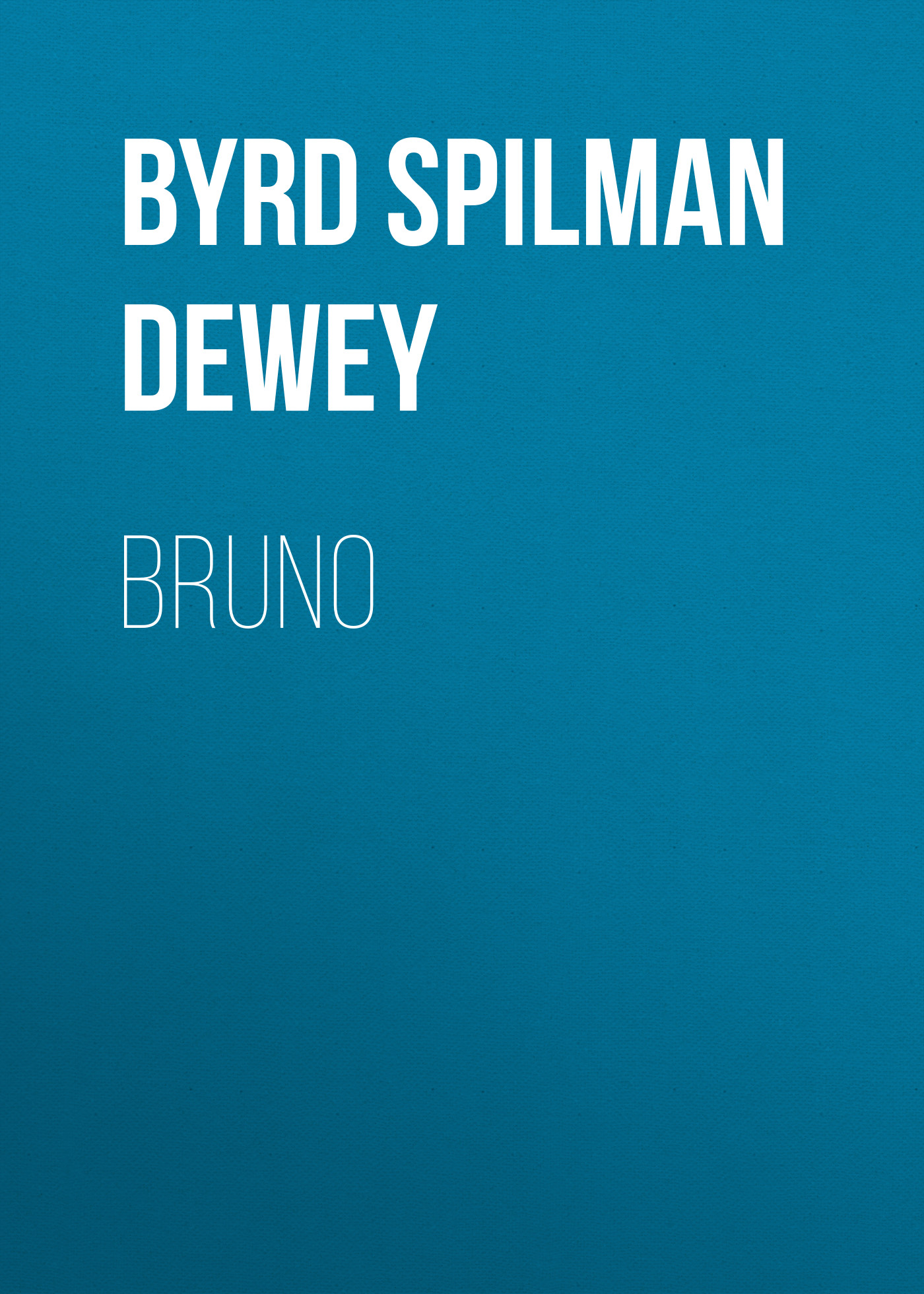 Обложка книги «Bruno»