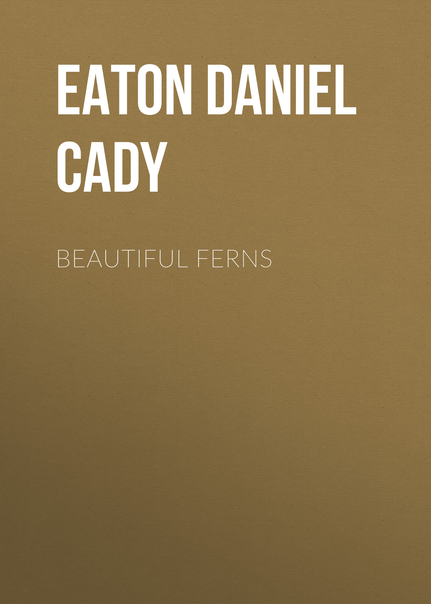 Обложка книги «Beautiful Ferns»