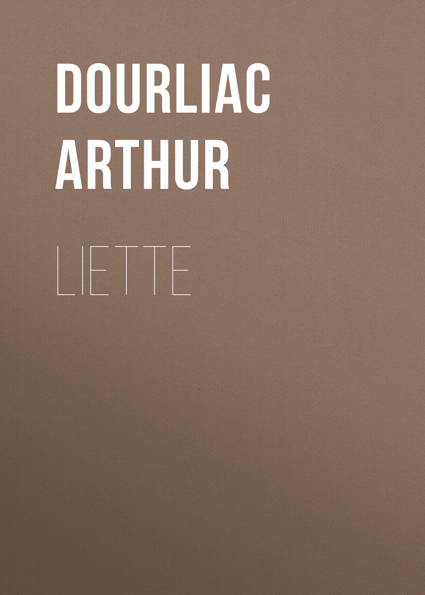 Обложка книги «Liette»