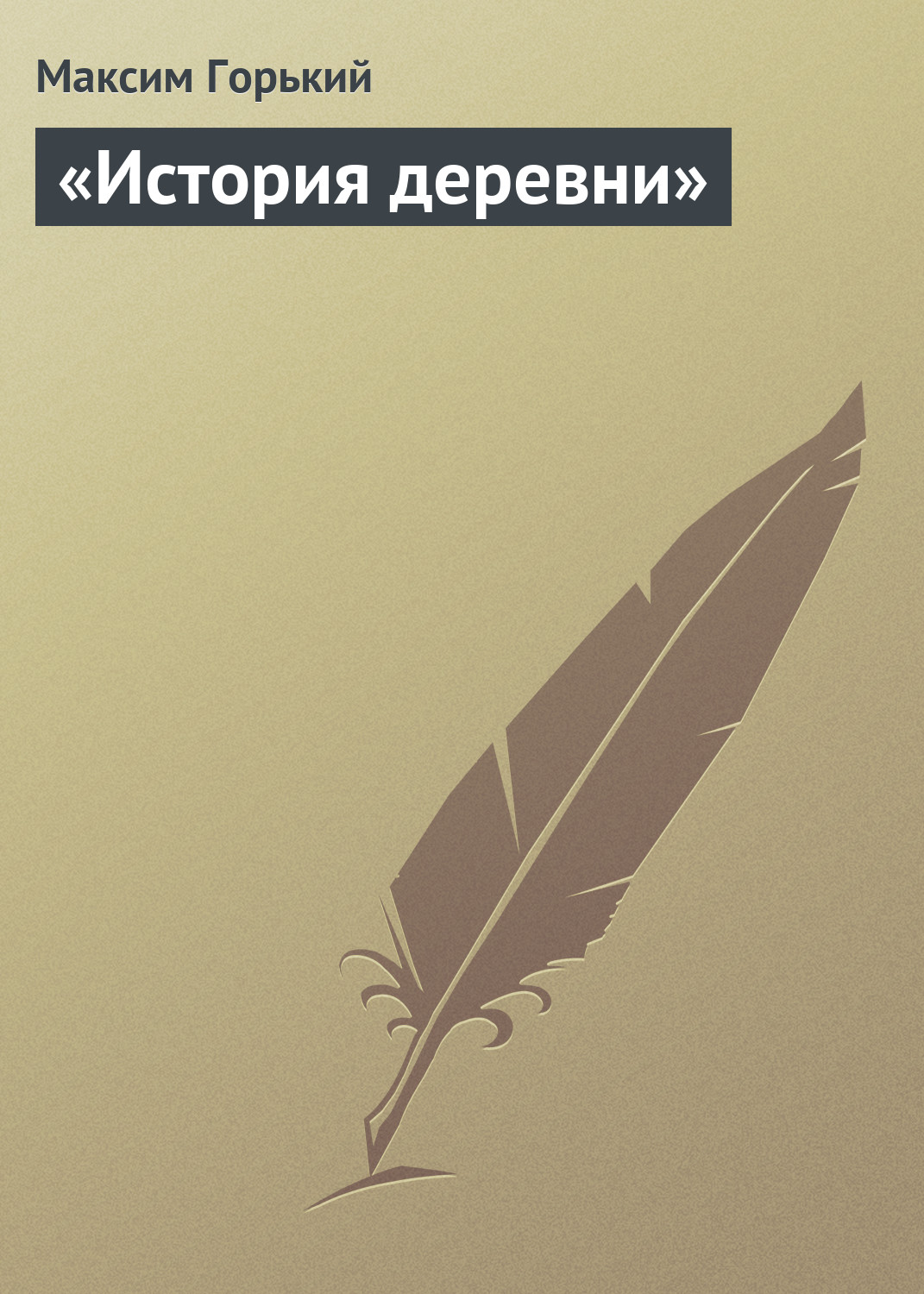 Обложка книги ««История деревни»»